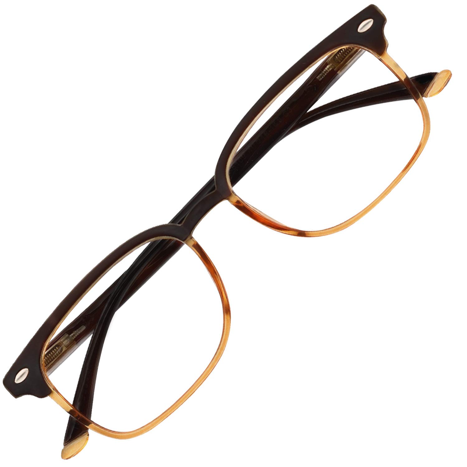 OCCI CHIARI Fashion Reading Glasses for Women & Men - Lightweight Eyeglass Frames with Spring Hinges - Perfect for Reading, Working, and Computer Use