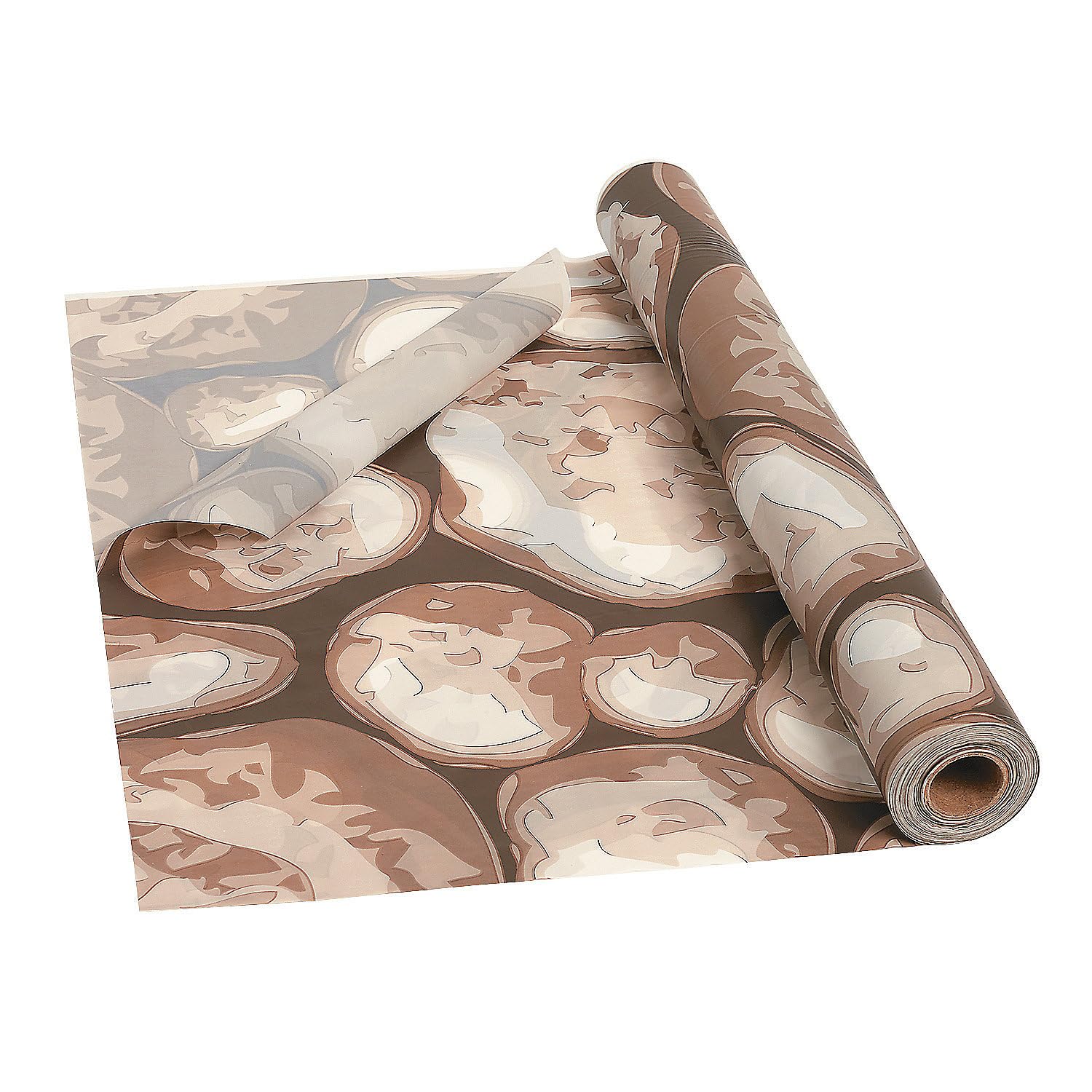 Fun Express Cobblestone Tablecloth Roll - 100ft Disposable Plastic Medieval Party Decorations | Perfect for VBS, Vacation Bible School, Renaissance Fairs & Themed Events