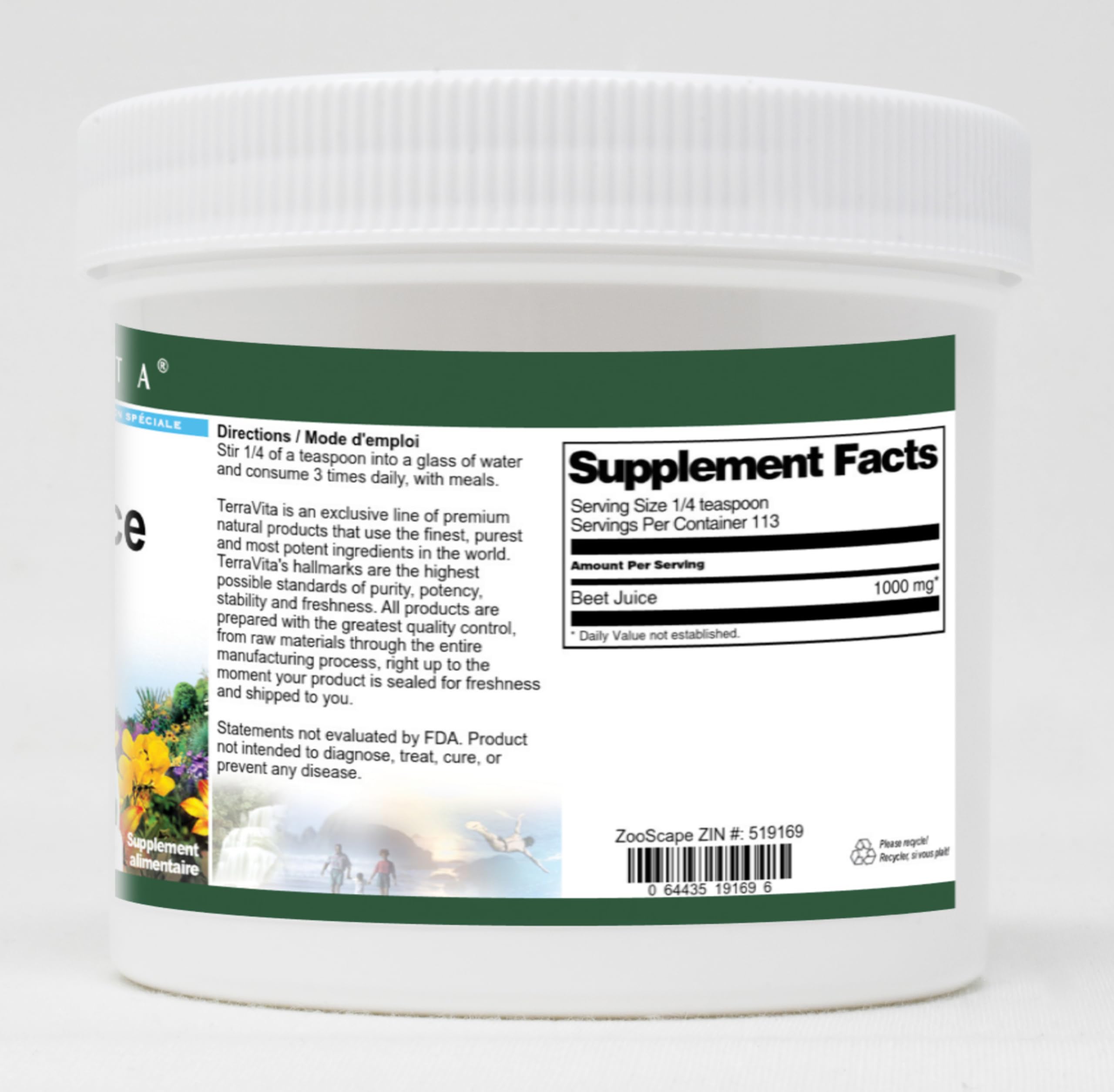 Organic Beet Juice Powder 4 oz - Non-GMO, Gluten-Free Superfood for Smoothies, Baking & Energy Drinks - Natural Nitric Oxide Booster for Athletic Performance & Heart Health