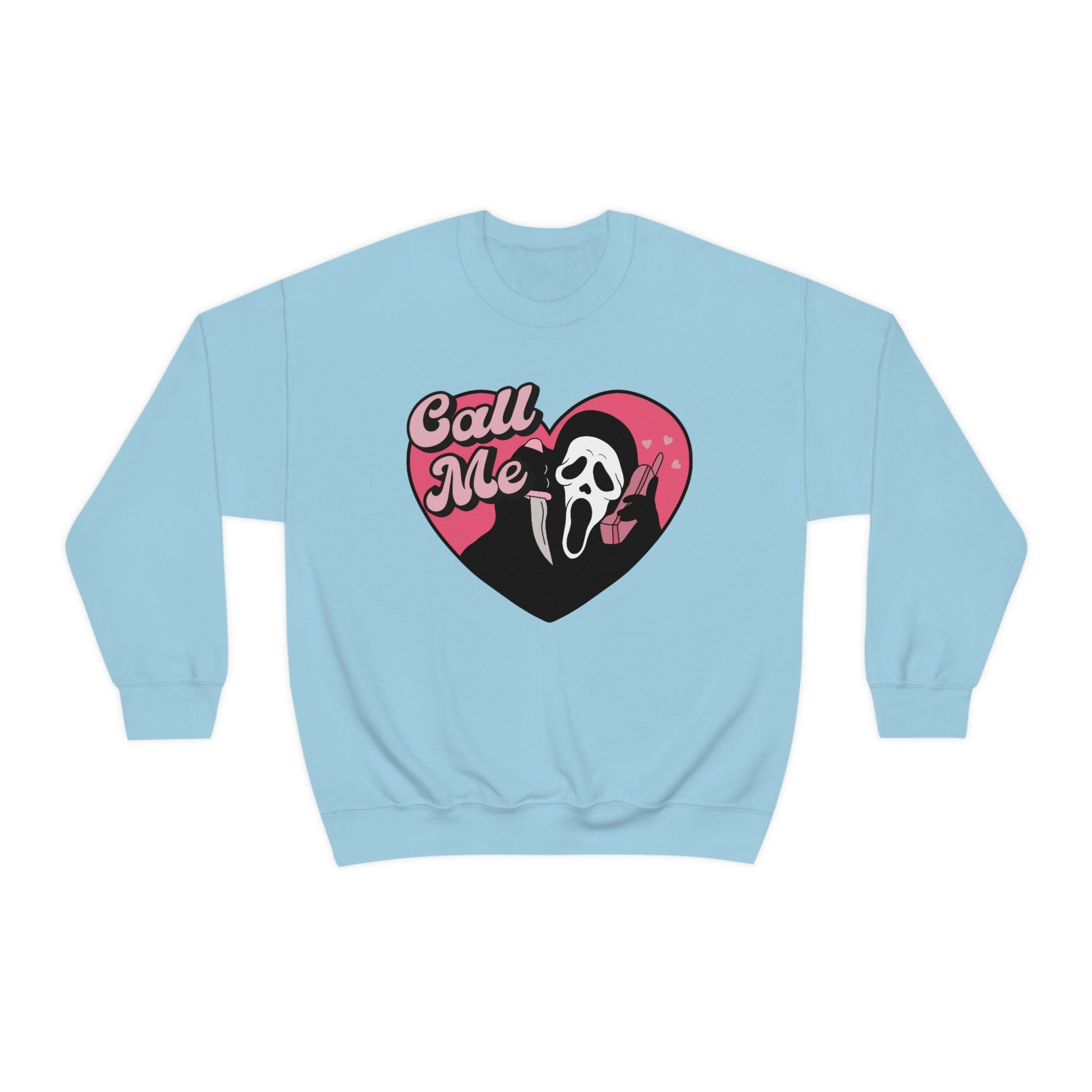 Ghostface Scream Sweatshirt - 90s Horror Movie Merch, Halloween Hoodie for Horror Fans - Funny & Scary Gift for Halloween Parties & Movie Nights