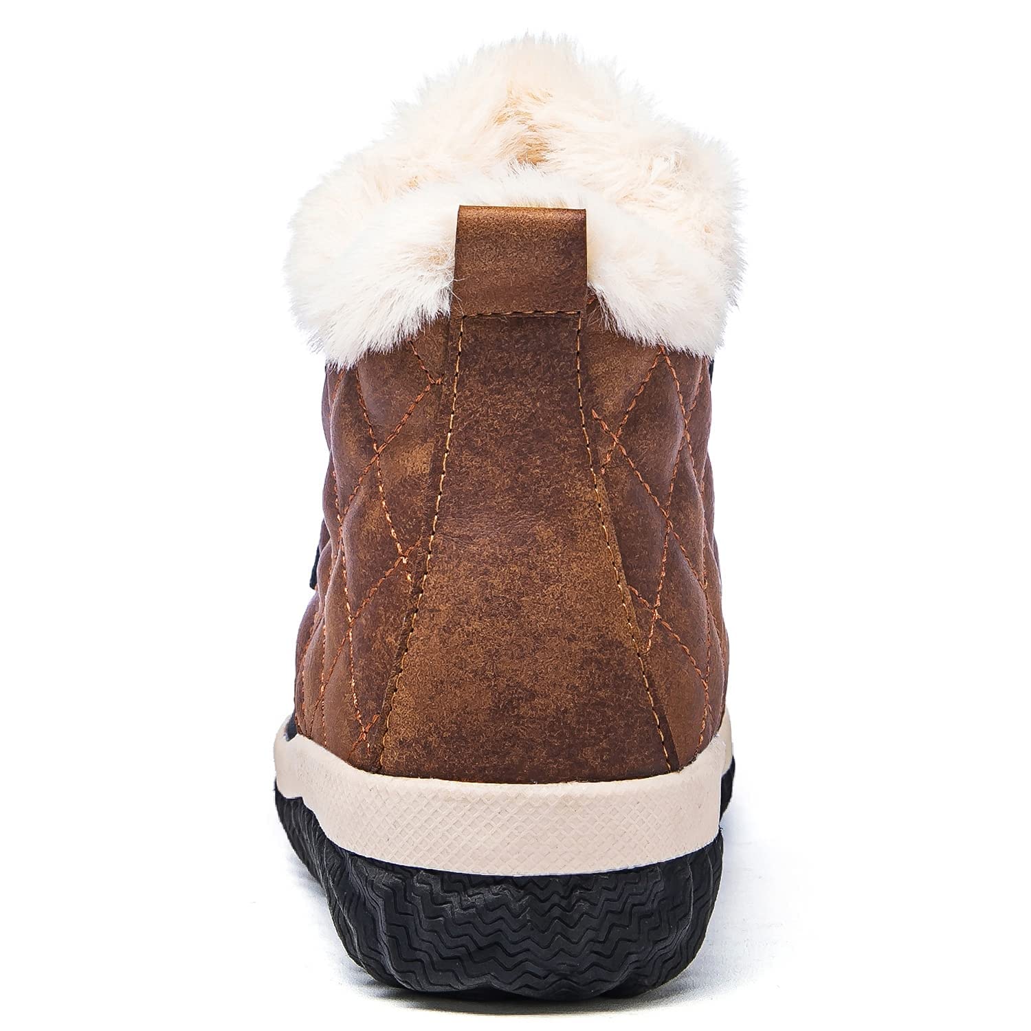 GLOBALWIN Women's Winter Ankle Boots - Waterproof Snow Boots for Women, Warm Fur Lined Slip Resistant Shoes - Perfect for Snowy Weather, Hiking & Outdoor Activities