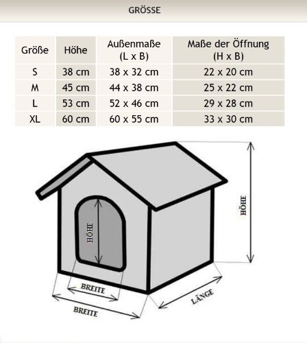 Hobbydog Waterproof Outdoor Dog House - Large Size 4 for Medium to Large Dogs - Durable All-Weather Shelter for Backyard, Patio & Camping Use