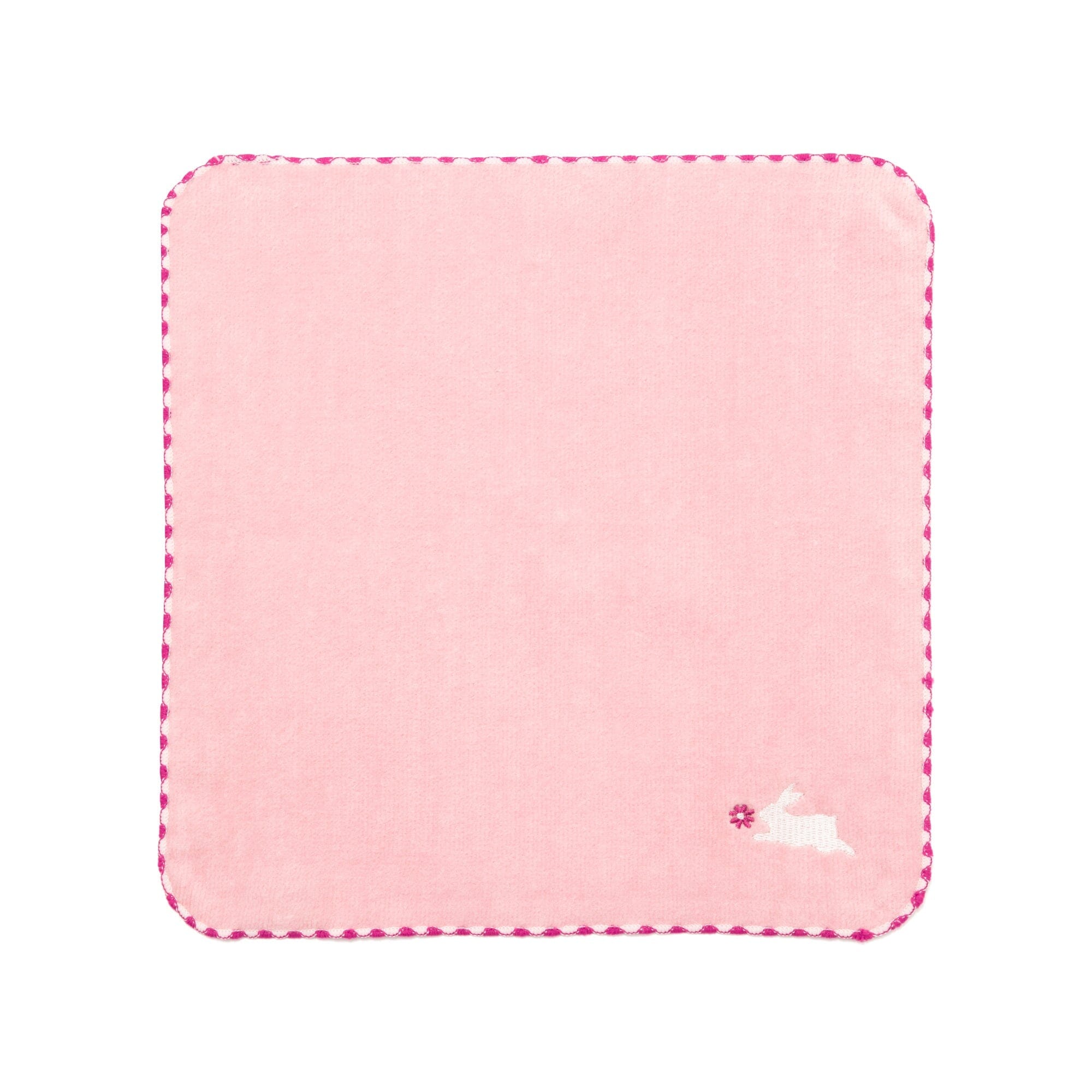 Antibacterial & Deodorizing Handkerchief - Soft Rabbit Design in Pink for Women & Kids | Perfect for Daily Use, Travel, and Outdoor Activities