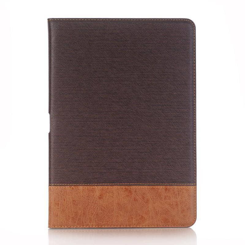 Premium Leather Look Cross Pattern Case for iPad Air 3 (2019) with Auto Sleep/Wake Function - Perfect for Work, Travel & Daily Protection