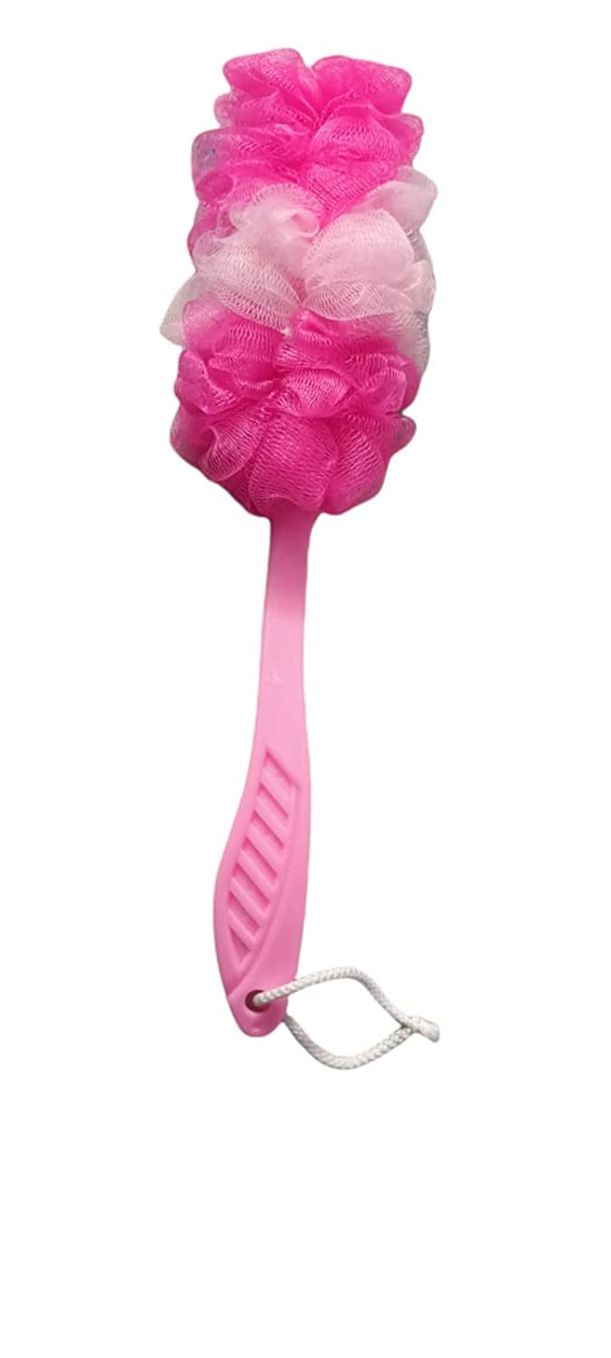 Soft Mesh Loofah Back Scrubber - Shower & Bath Exfoliating Brush for Men & Women - Ideal for Elderly Care & Spa Relaxation