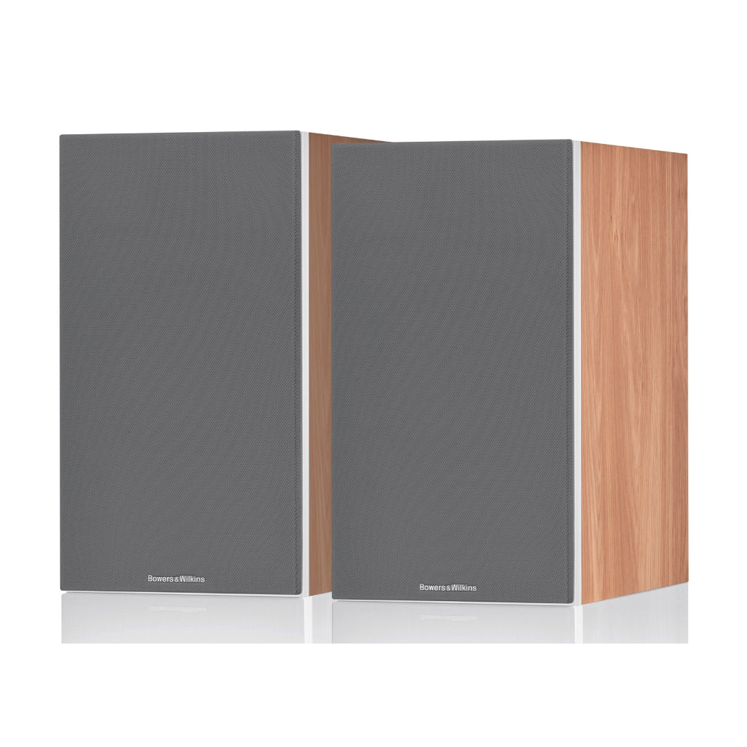 Bowers & Wilkins 606 Anniversary Series Bookshelf Speakers in Oak Finish - Open Box Clearance Sale | Perfect for Home Theater, Music Listening & Audiophile Setups