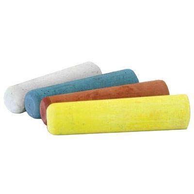 888-Y Yellow Railroad Crayon Chalk - 72 Pieces per Box | Bulk Chalk for Railroad Marking, Construction & Surveying | Durable Industrial-Grade Chalk for Outdoor Use