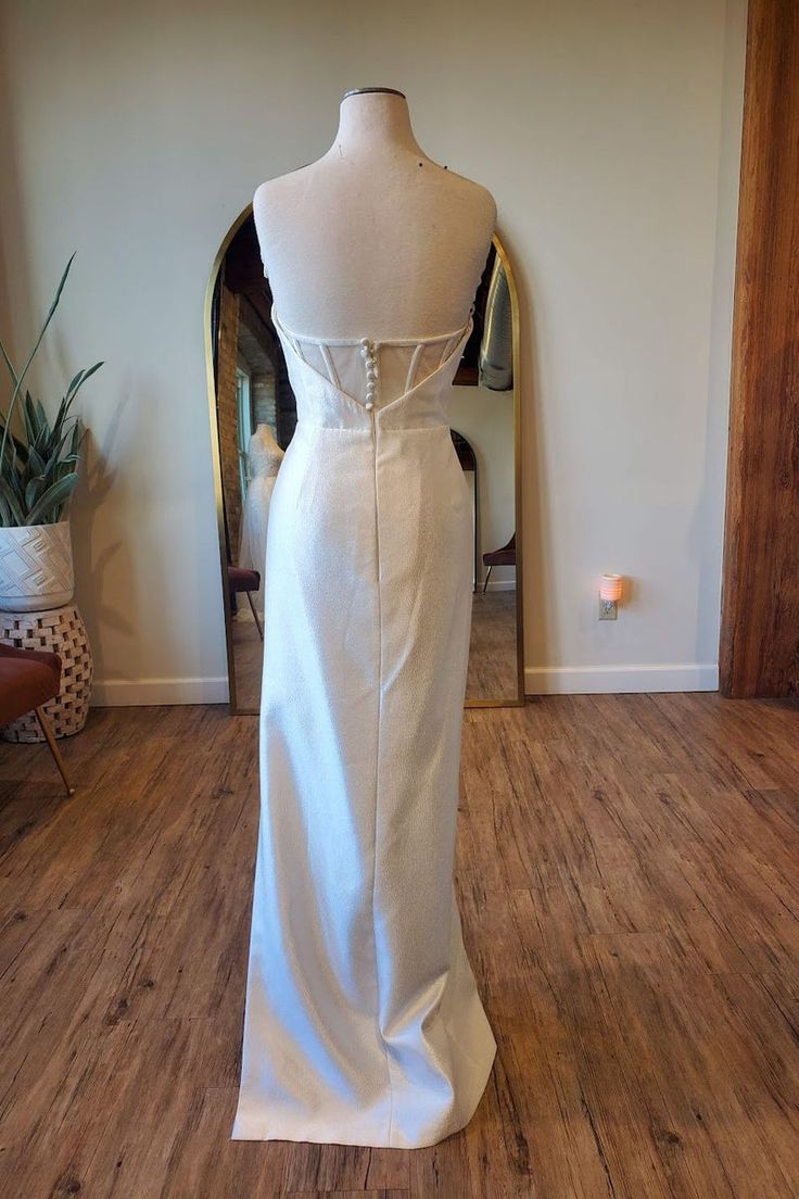 Jenny Yoo Dovima Wedding Dress with Detachable Overskirt - Elegant A-Line Bridal Gown for Church Ceremony & Outdoor Wedding