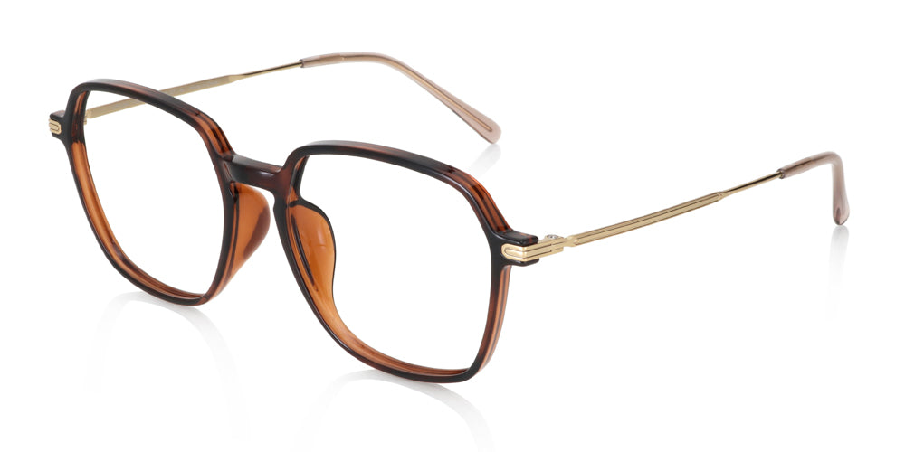 JINS TODAY 24WI 114 286 Eyeglasses - Stylish & Lightweight Frame for Men & Women - Perfect for Work, Reading & Daily Wear