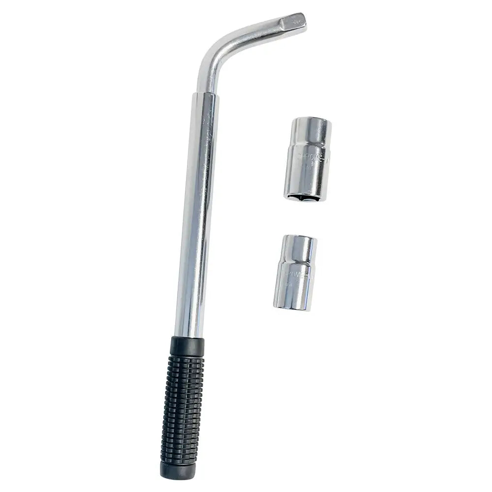 Adjustable Telescoping Chrome Wrench for Cars & Trucks - Universal Fit for Passenger Vehicles - Perfect for Tightening Bolts in Hard-to-Reach Areas Under the Hood