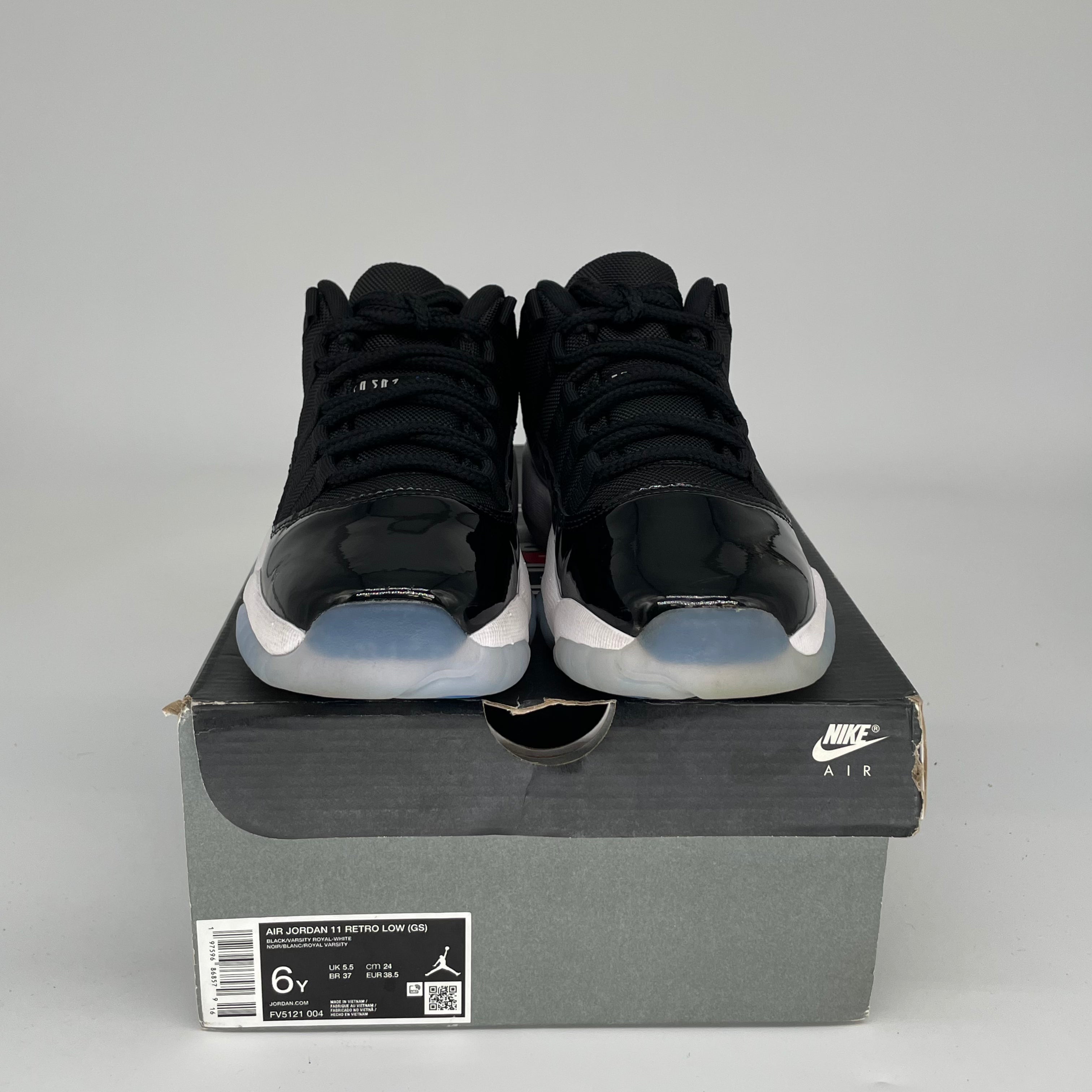 AIR JORDAN 11 LOW SPACE JAM Basketball Shoes for Kids - Size 6Y (FV5121-004) | Retro Sneakers for Boys, Basketball Games & Casual Wear