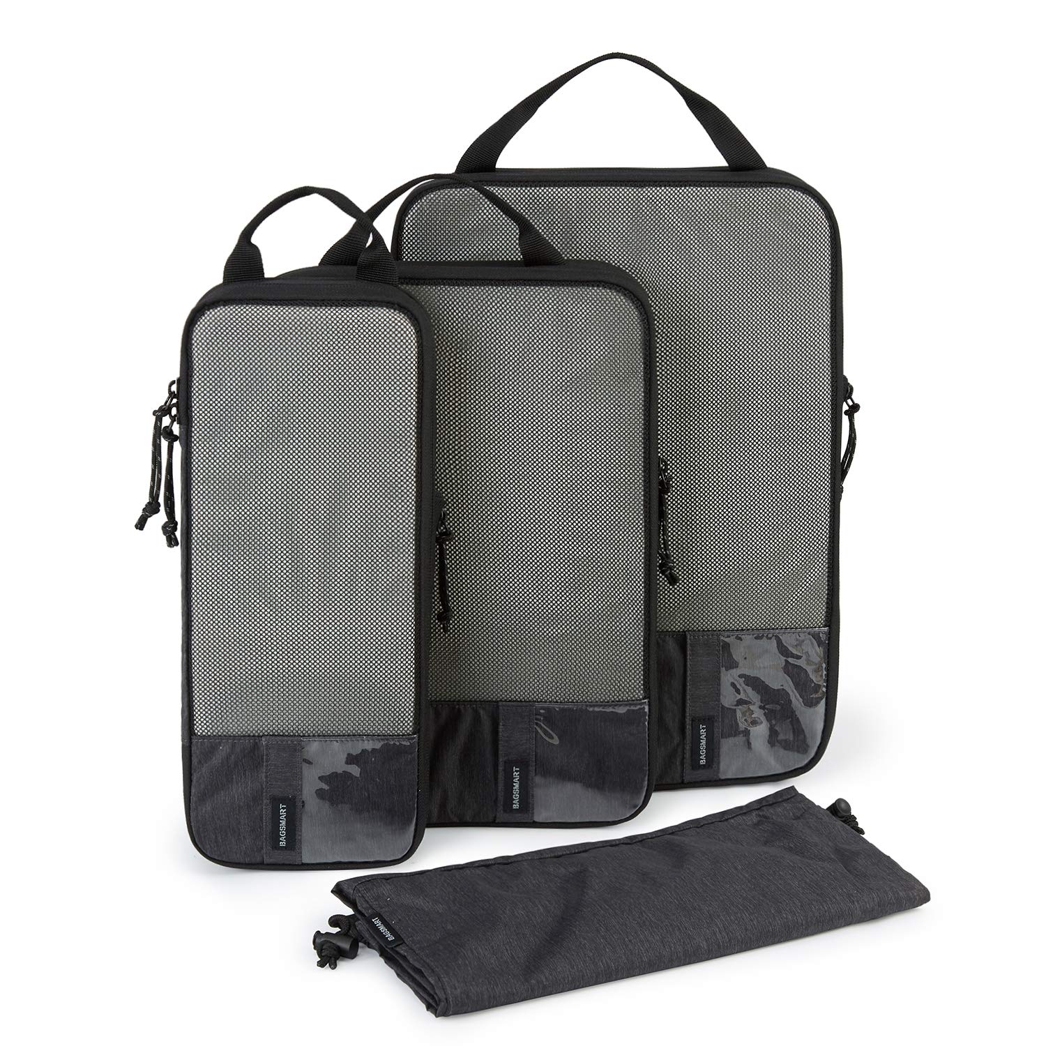 BAGSMART 6/4/2 Set Travel Compression Packing Cubes - Lightweight Luggage Organizer for Suitcase, Durable Travel Accessories & Vacation Essentials (Perfect for Business Trips, Vacations & Backpacking)