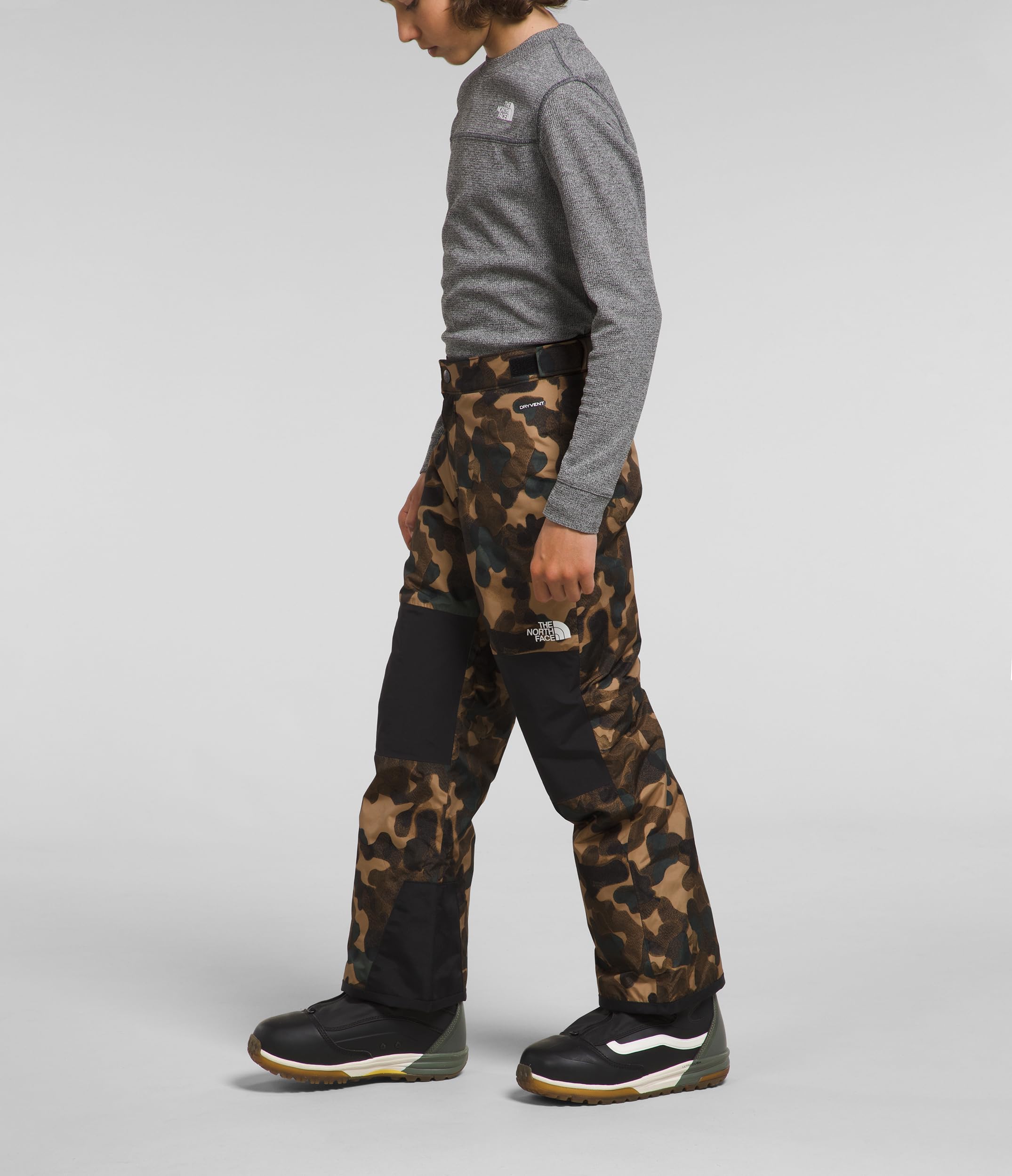 THE NORTH FACE Boys' Freedom Insulated Winter Snow Pants - Waterproof, Windproof & Warm for Skiing, Snowboarding & Outdoor Adventures