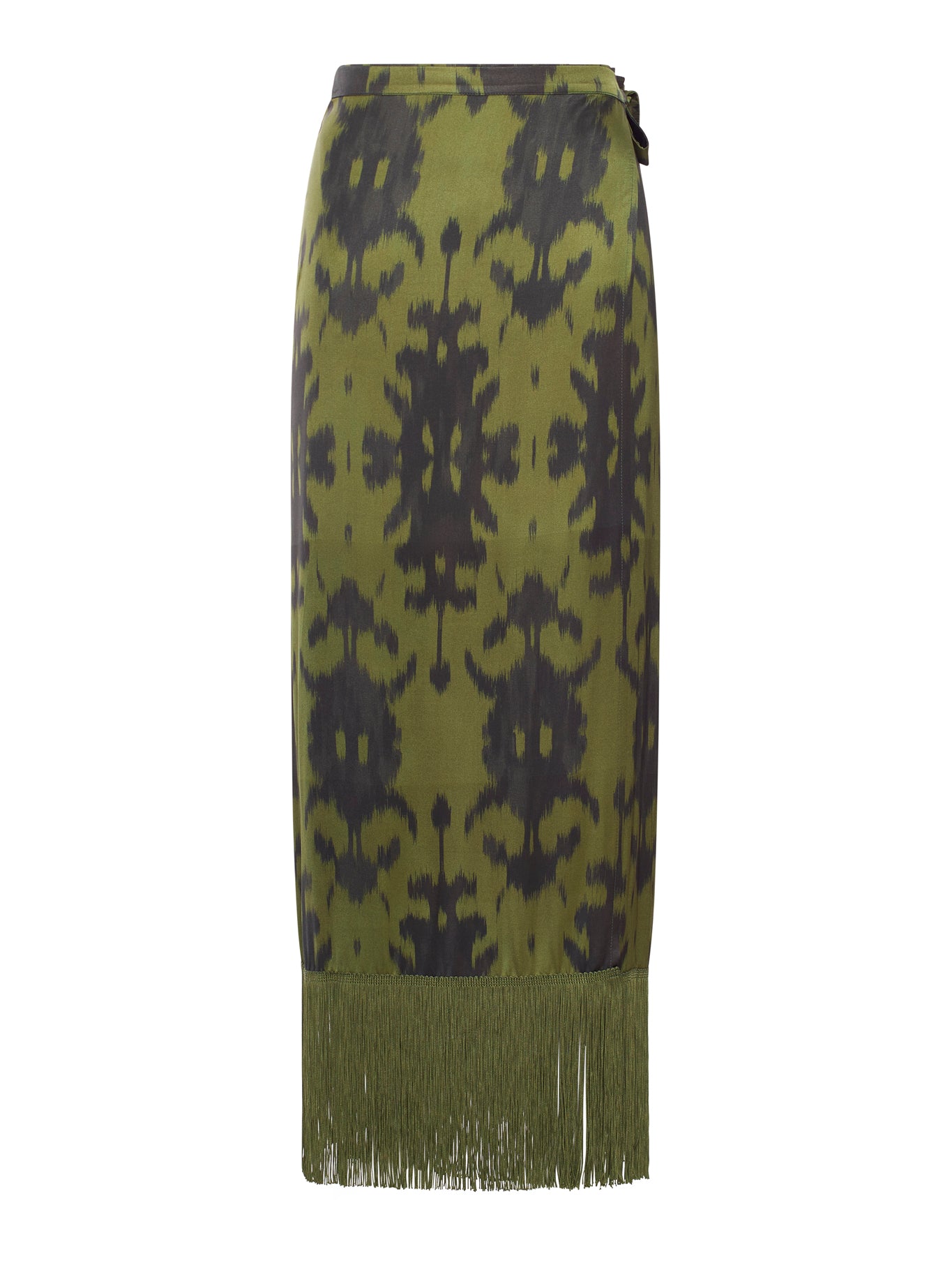 Fringed Printed Viscose Wrap Skirt for Women - Boho Chic Summer Beach Skirt with Floral Design | Perfect for Vacation, Music Festivals & Casual Outings