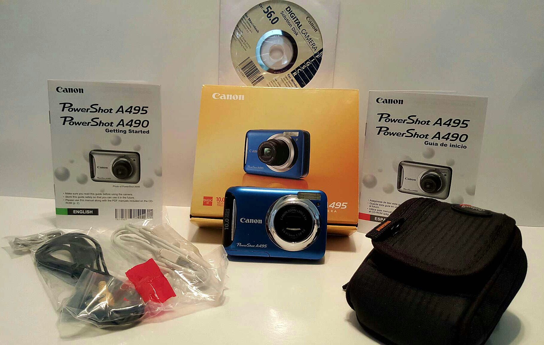 Canon PowerShot A495 10MP Digital Camera with 3.3x Optical Zoom, 2.5