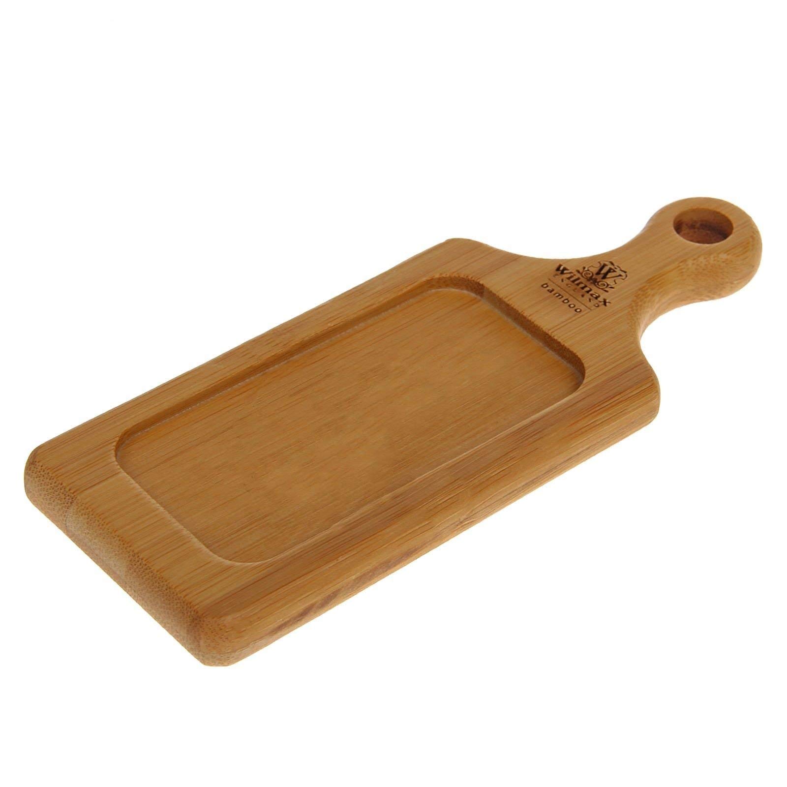 Wilmax 10-Piece Bamboo Serving Tray Set (6.25