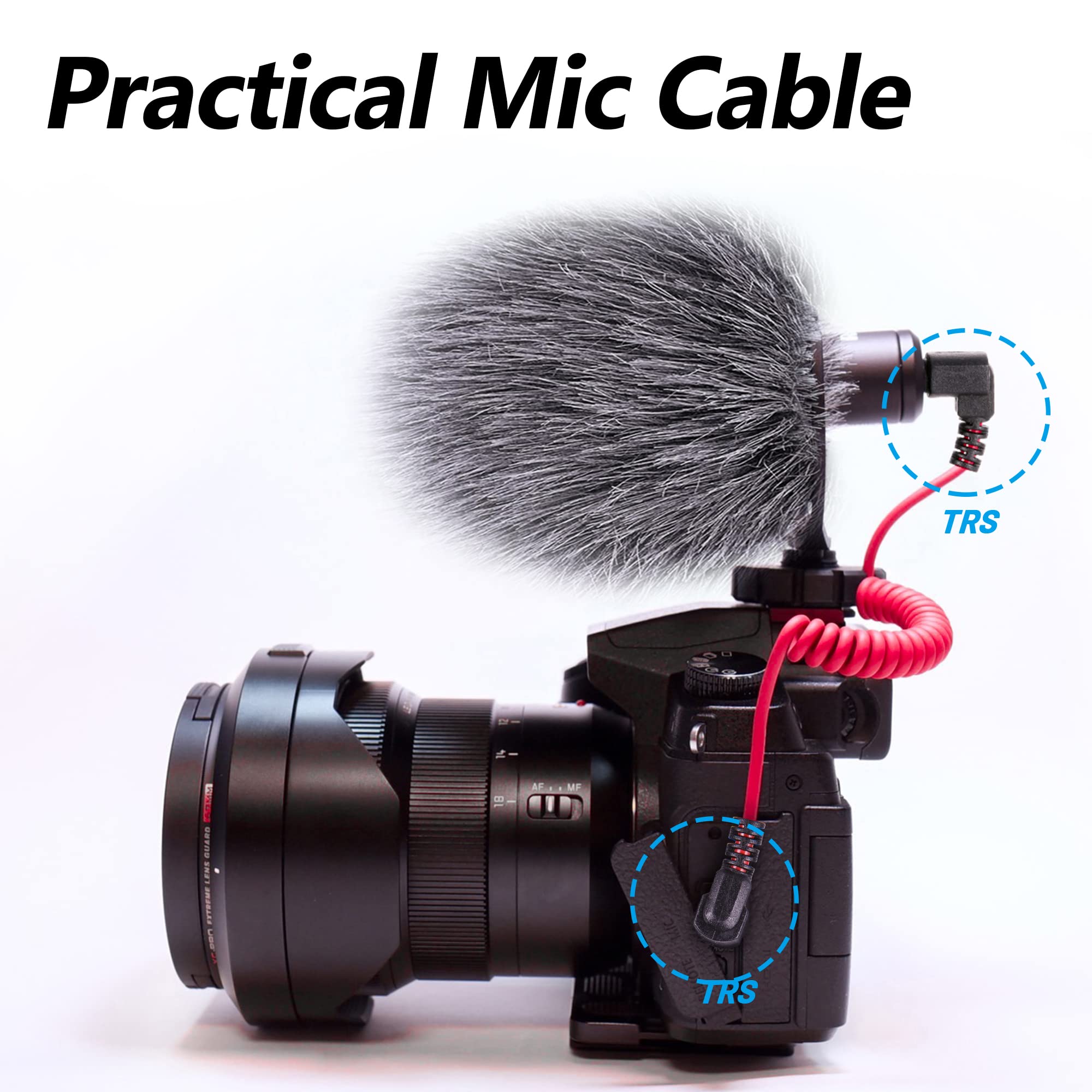 Premium 3.5mm TRS to TRS Microphone Cable - 1/8