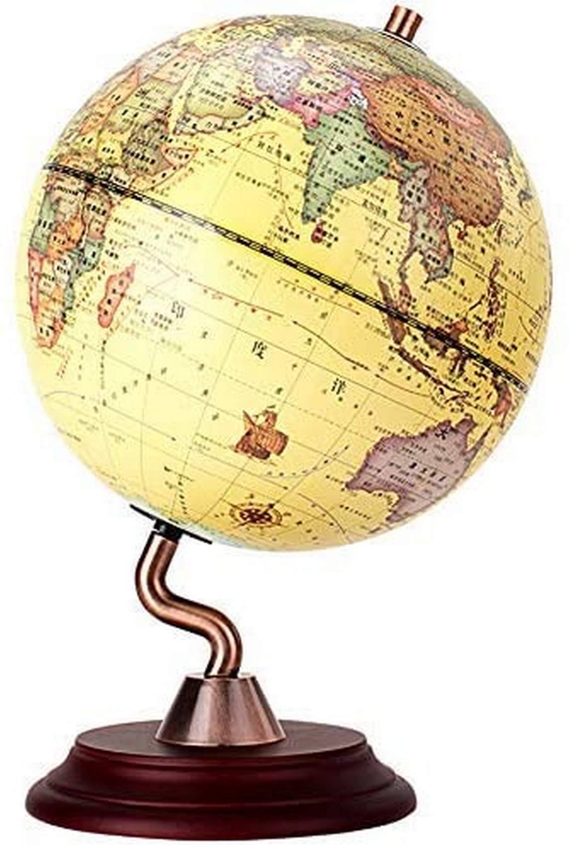 2 in 1 Illuminated World Globe with Constellations - Educational Celestial Globe for Kids & Adults, Perfect Home/Office Desk Decor & Unique Birthday Gift - Great for Astronomy Learning, Geography Study & Stylish Interior Design