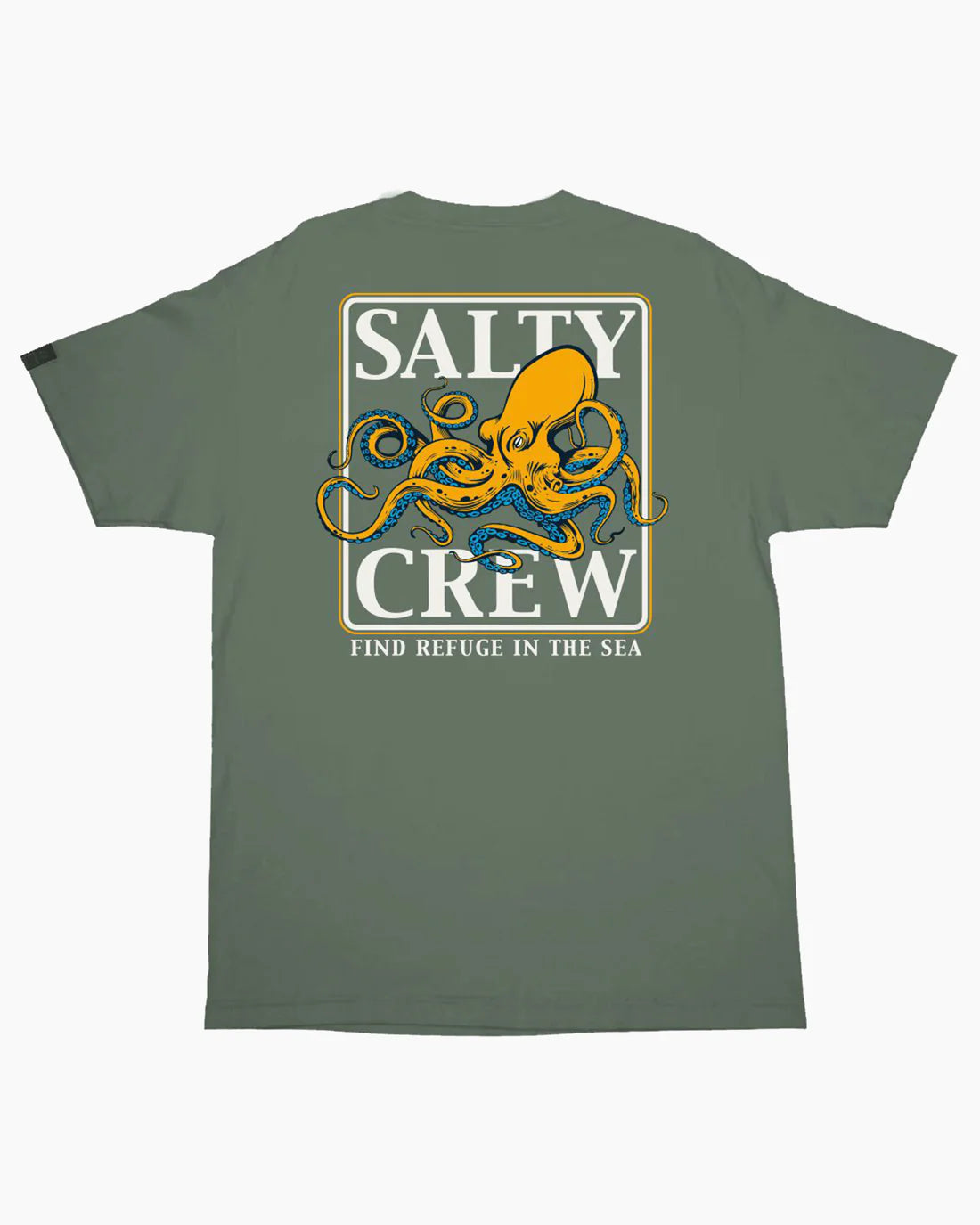 Salty Crew Ink Slinger Standard T-Shirt for Men - Comfortable Cotton Crew Neck Tee for Casual Wear, Surfing & Outdoor Activities