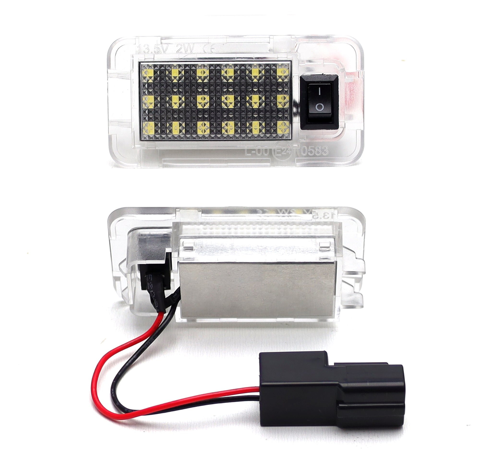 2W Super Bright White LED Trunk Cargo Light with Switch - Compatible with Toyota & Lexus Vehicles - Perfect for Nighttime Loading, Camping Gear Storage, and Roadside Emergencies