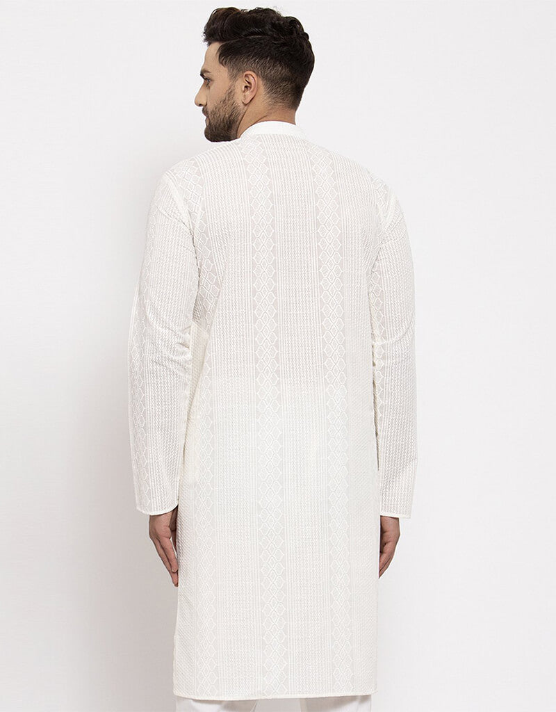 Premium Pure Cotton Cream Kurta for Women | Comfortable & Stylish Indian Ethnic Wear | Perfect for Festivals, Weddings & Casual Outings