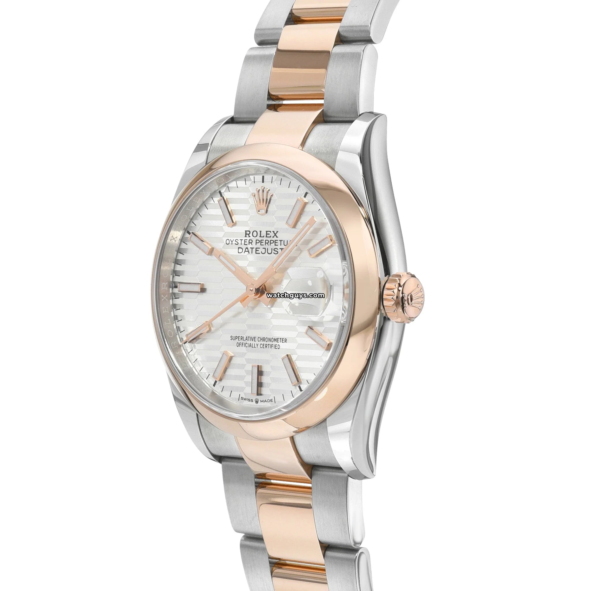 Rolex Datejust 126201 Silver Motif Dial 36mm Stainless Steel Watch - Perfect for Business Meetings & Luxury Gifts