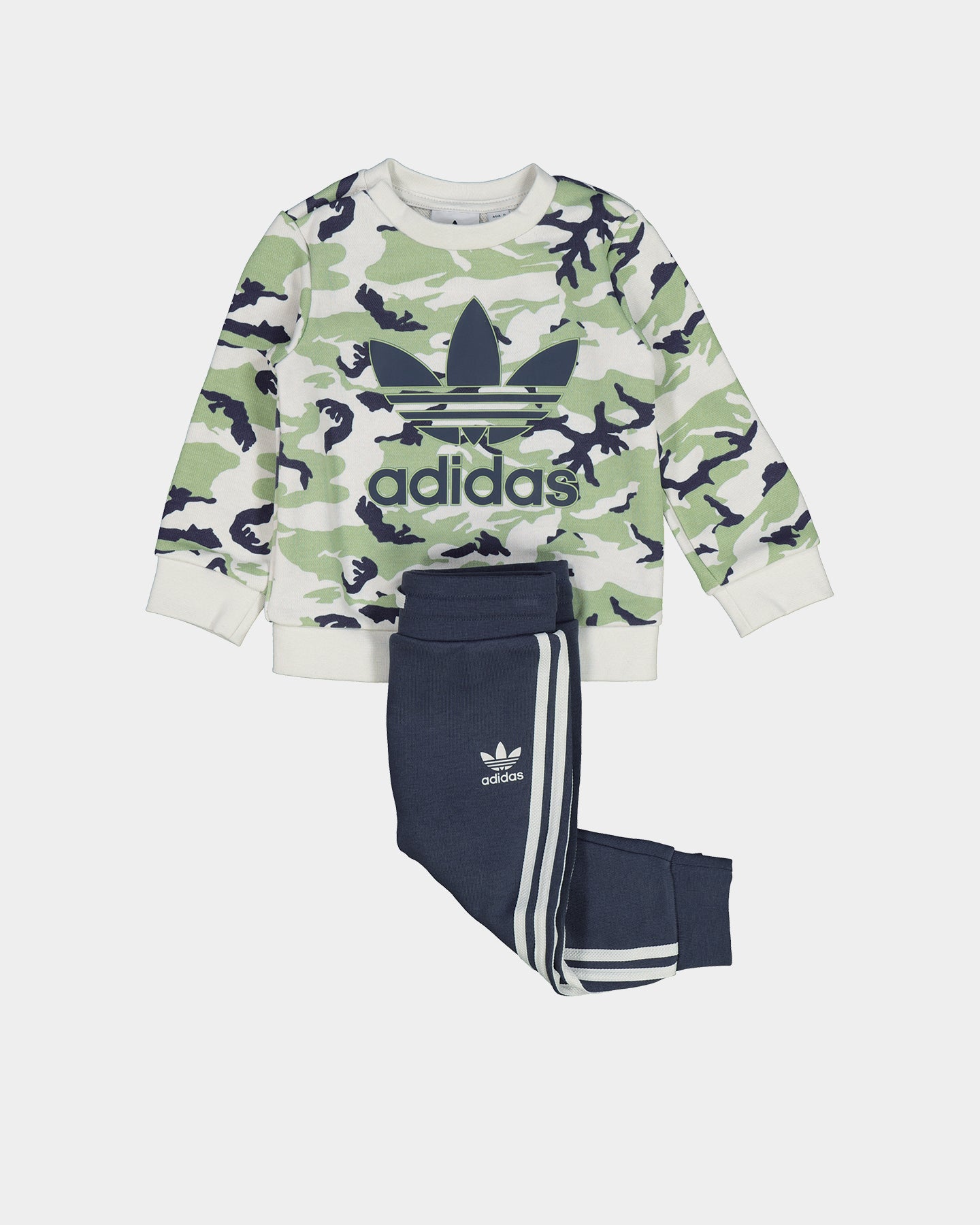 Adidas Infant Crew Set - Soft Cotton Baby Outfit for Boys & Girls, Multi-Colored - Perfect for Playdates, Daycare & Family Photos