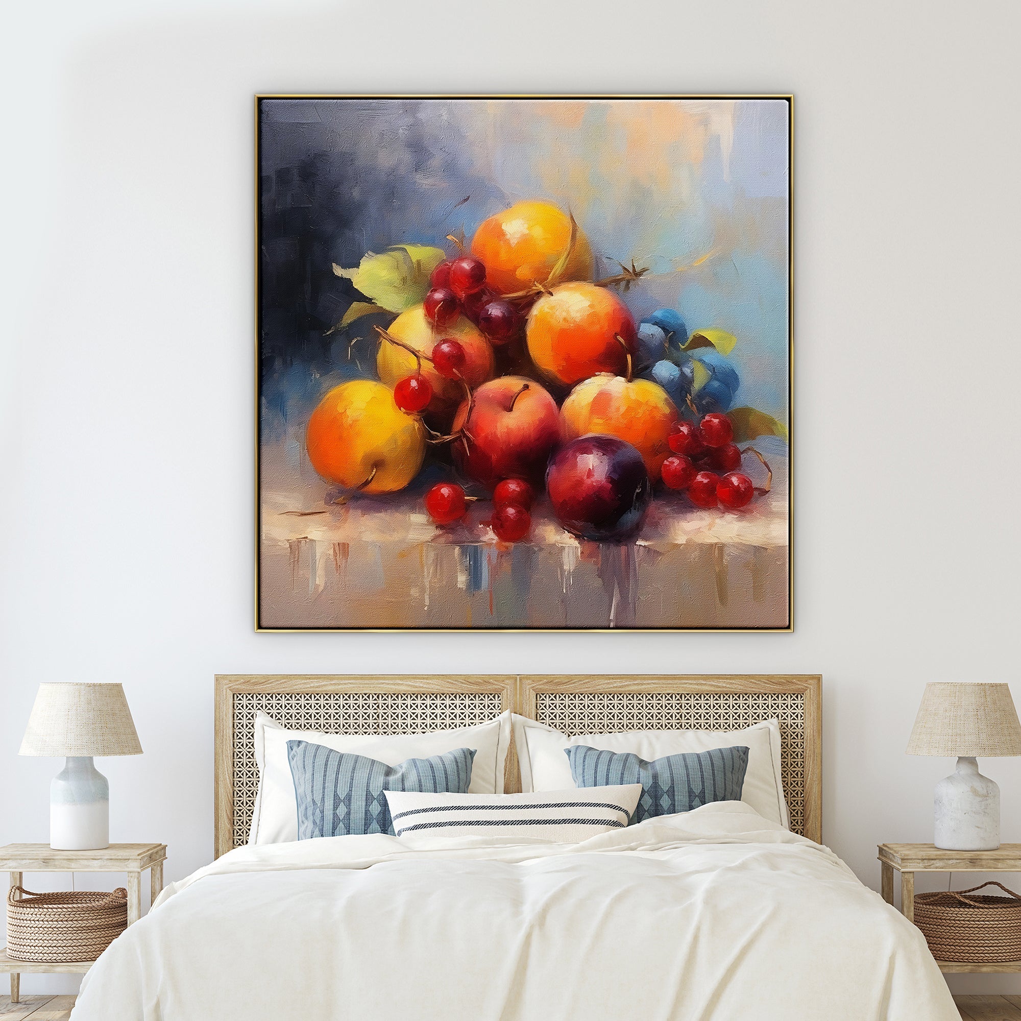 Fresh Fruit Still Life Photography - High-Quality Print for Home Decor, Kitchen Wall Art, and Healthy Eating Inspiration