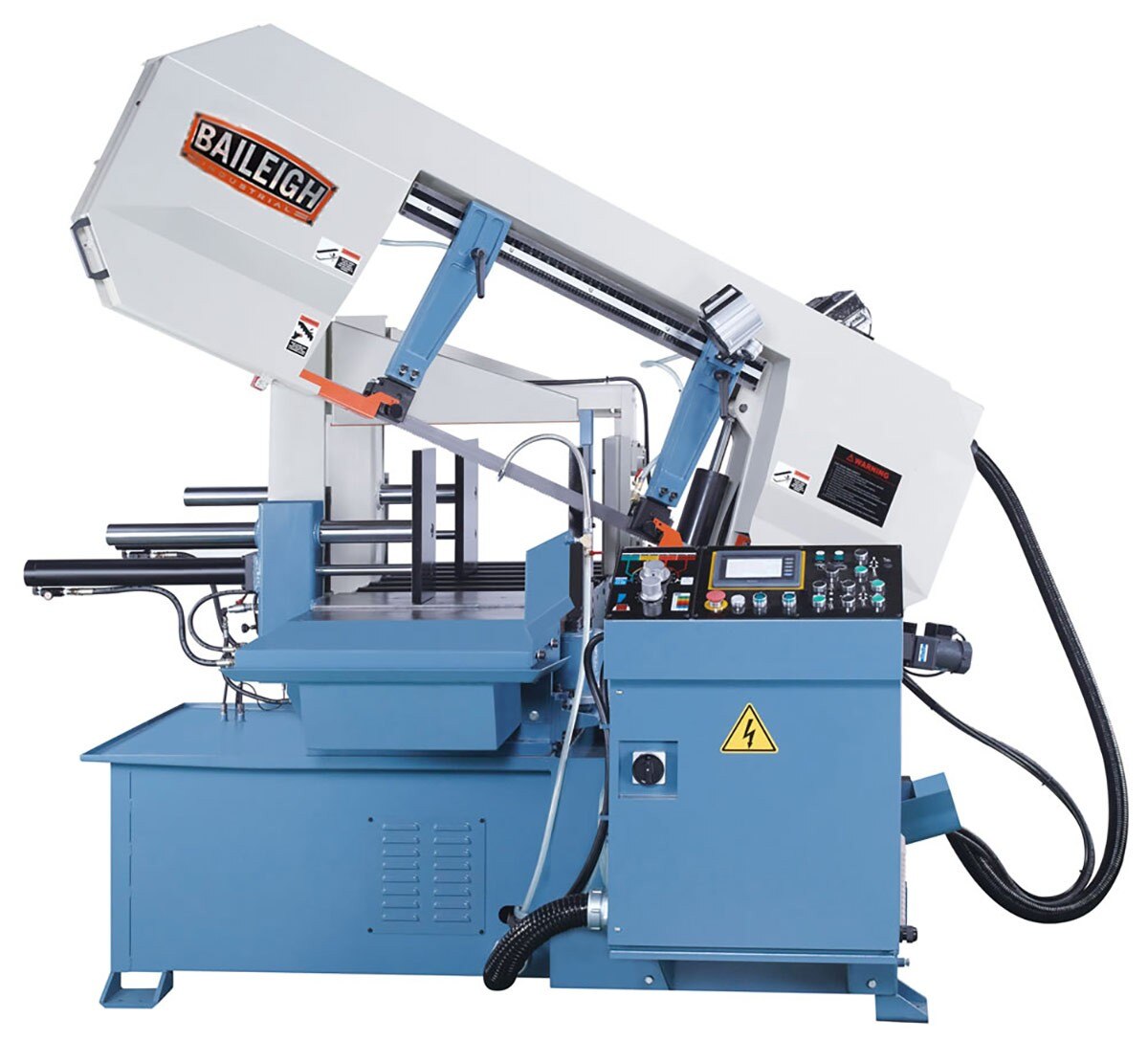 Baileigh Industrial BA9 1001374 BS-24A Metal Cutting Band Saw - Heavy Duty Workshop & Metal Fabrication Tool for DIY Projects