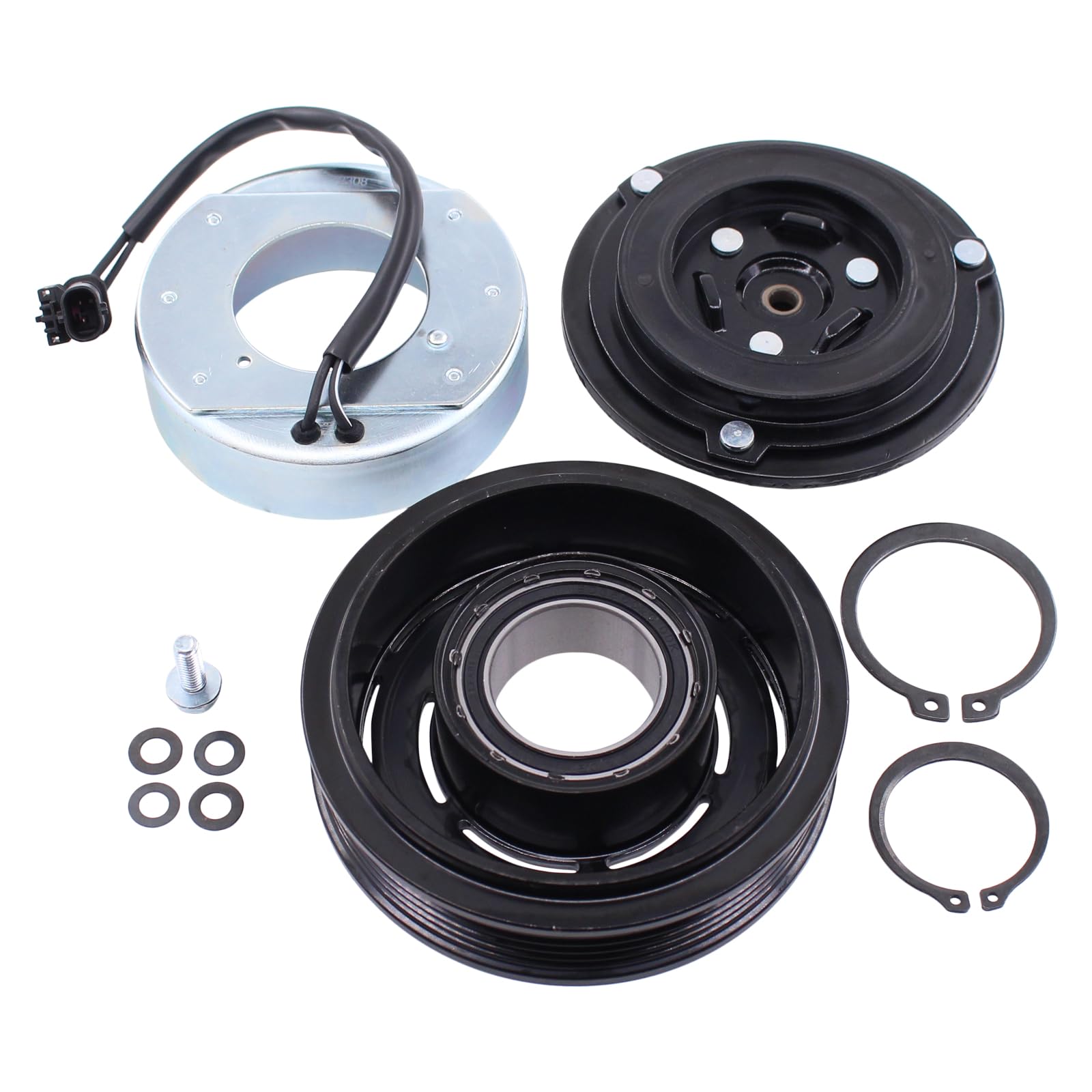 MOTOKU AC Compressor Clutch Kit Replacement for Chevrolet Cruze 1.4L 2012-2015 & Cruze Limited 2016 - Perfect for AC Repair and Summer Cooling System Maintenance