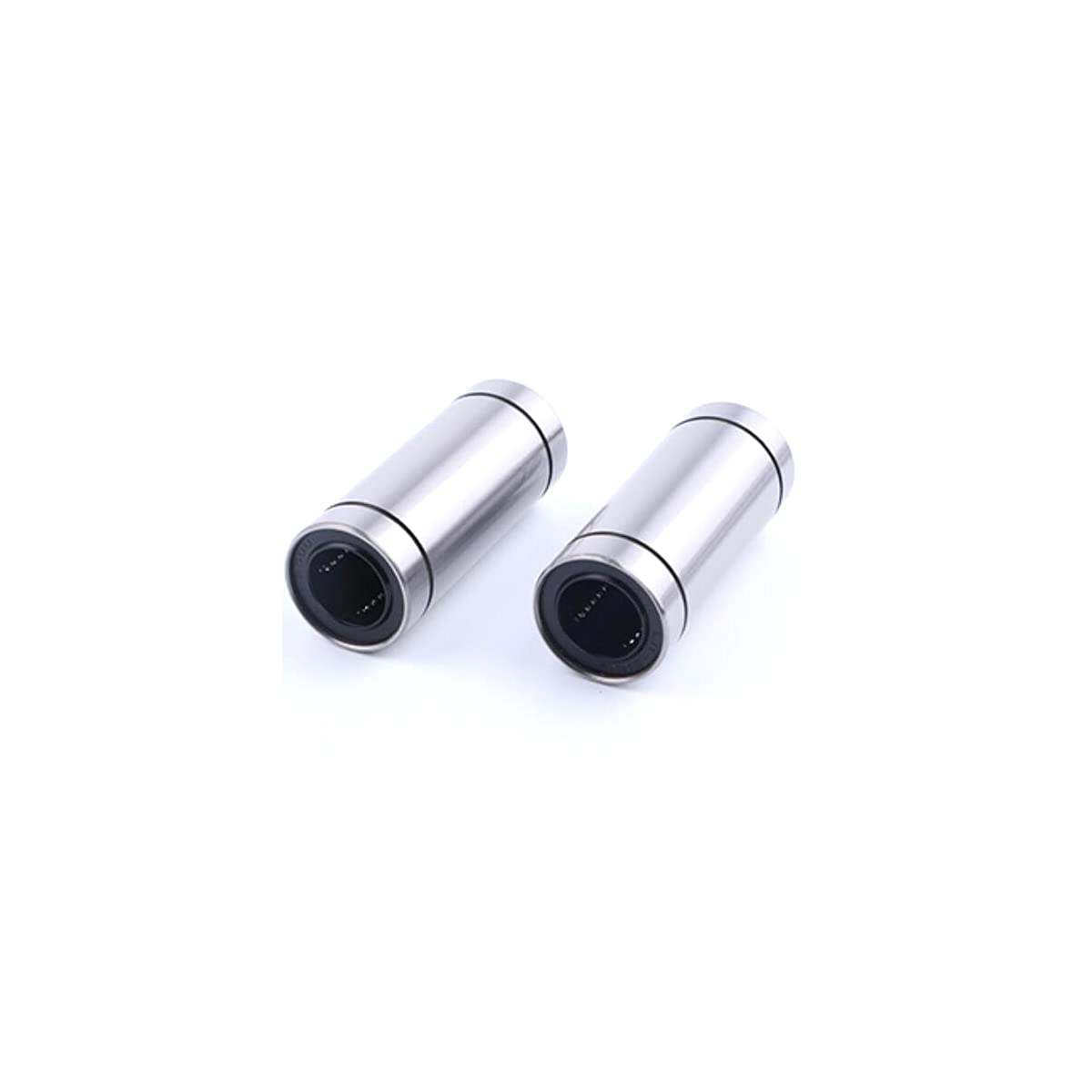 LM25LUU Linear Ball Bearing - 25mm Bore, 40mm OD, 112mm Width - High Precision Silver Bearings (2pcs) for CNC Machines, 3D Printers, Mechanical Sliding Tables & Industrial Automation Equipment