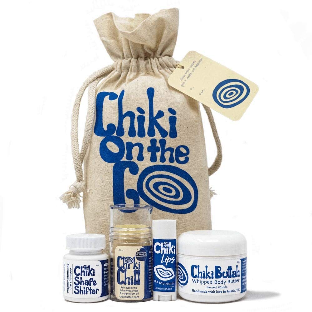 Chiki Buttah Chiki On-The-Go Travel Set - Lavender Mint Scented Skincare for Dry Hands & Cuticles | Perfect for Airplane, Office & Daily Hydration