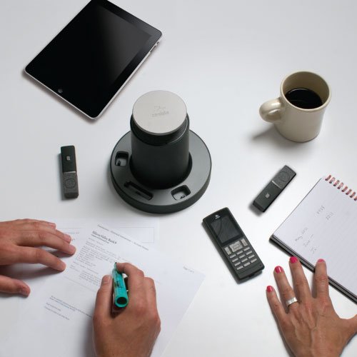 REVOLABS FLX2 Wireless Conference Phone with 2 Omnidirectional Mics - Analog Connectivity for Clear Audio in Meetings & Conference Calls - Perfect for Office, Boardroom & Remote Work