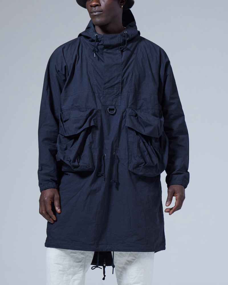 Indigo C/N Anorak Jacket - Lightweight Waterproof Windbreaker for Outdoor Hiking & Camping
