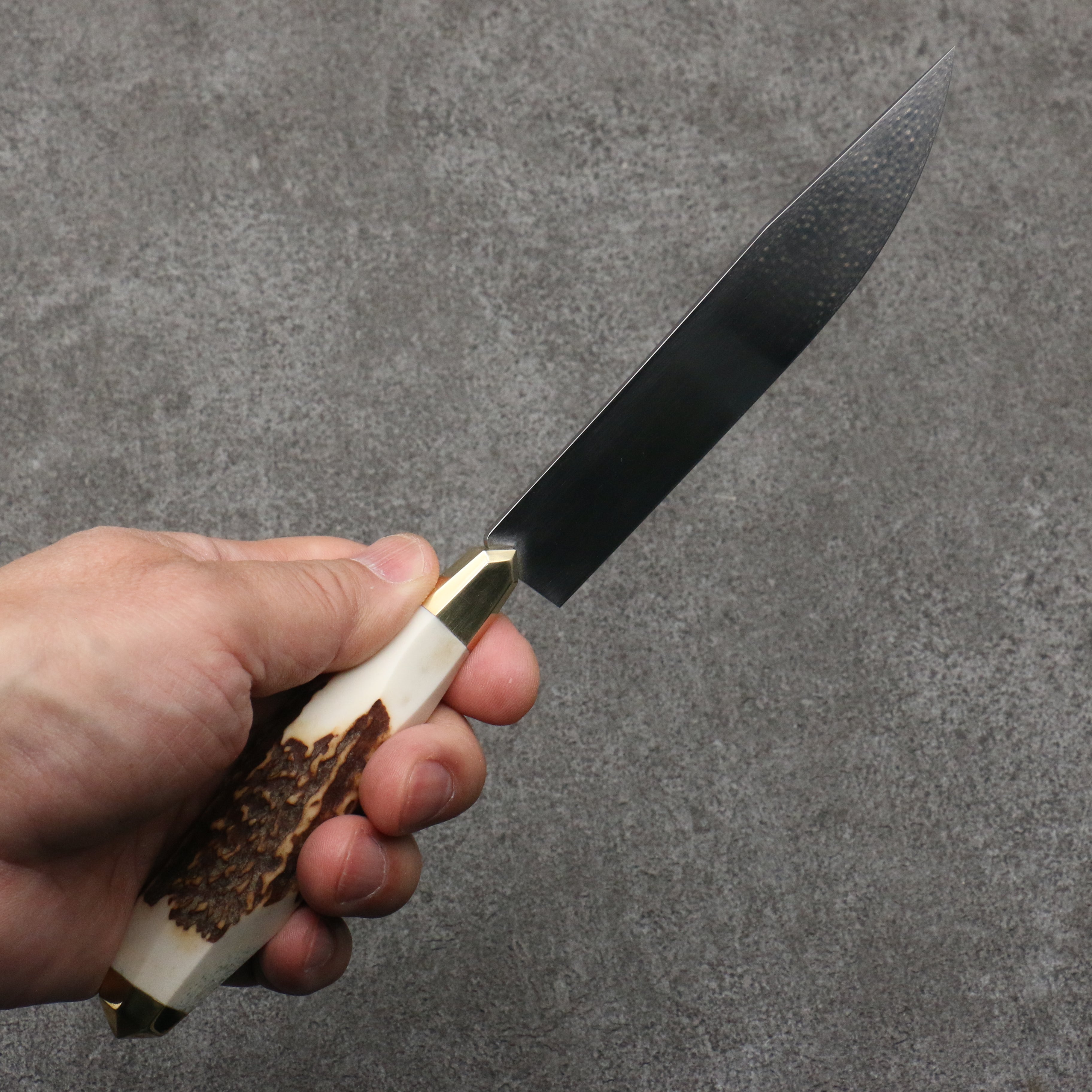 Premium Stainless Steel Steak Knife Set with Stag Handle - Perfect for Grilling, BBQ, and Fine Dining Steak Nights