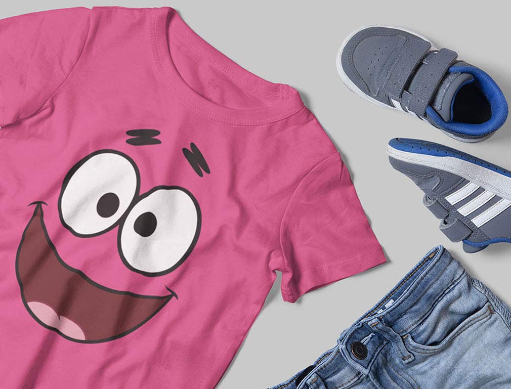 Spongebob Squarepants & Patrick Star Nickelodeon Cartoon Halloween Costume T-Shirt for Kids & Youth - Fun Birthday Gift & Cosplay Party Outfit