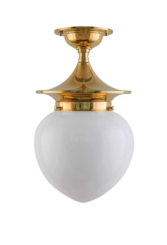 Dahlberg 100 Brass Opal Glass Drop Bathroom Light Fixture - Perfect for Modern Bathroom Vanity Lighting and Spa-Like Ambience