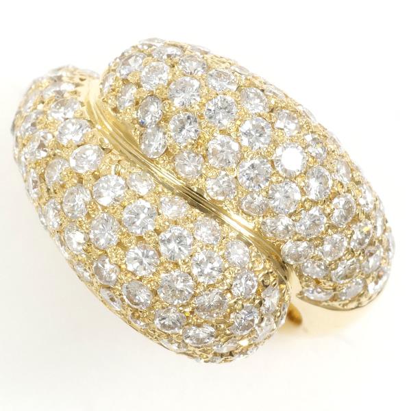 18K Yellow Gold Diamond Ring for Women - Elegant Wedding, Engagement & Anniversary Jewelry Gift - Perfect for Special Occasions