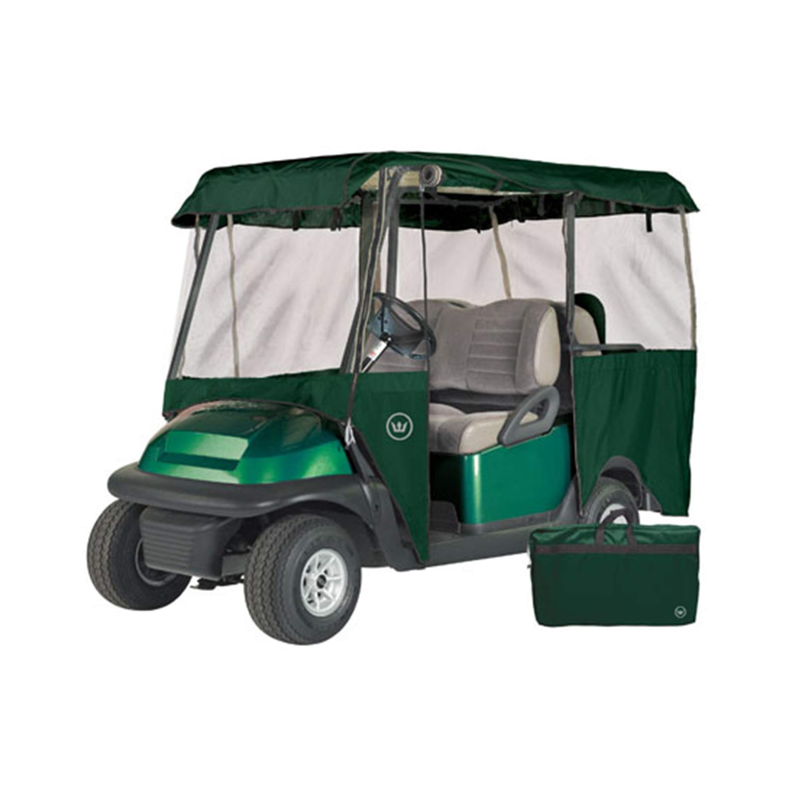 Eevelle USA Waterproof Golf Cart Enclosure Cover for 2-4 Passengers - All-Weather Protection for Golf Courses, Resorts & Outdoor Events