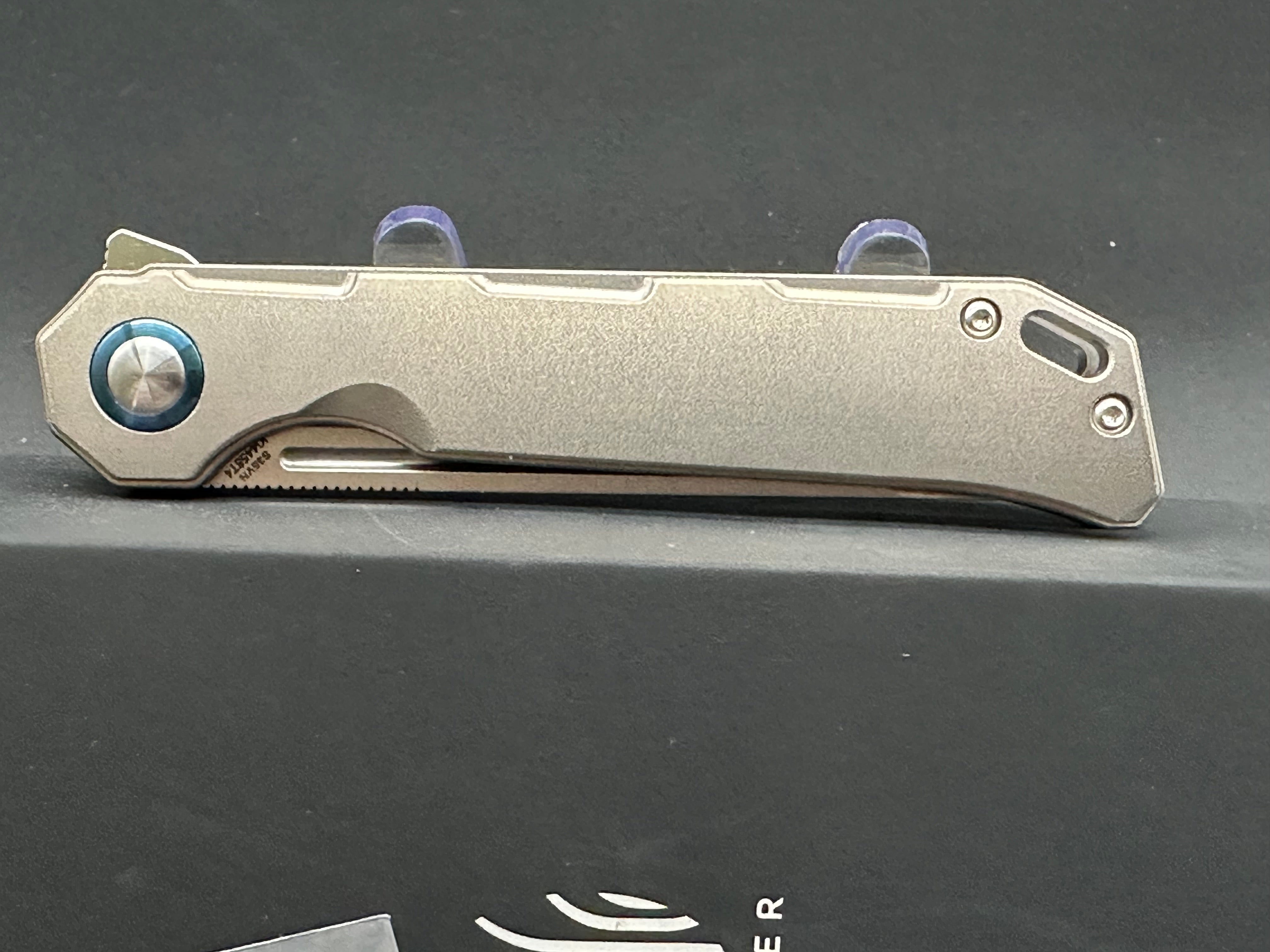 Kizer Begleiter Titanium Folding Pocket Knife - Premium EDC Knife for Outdoor, Camping, Hiking & Everyday Carry
