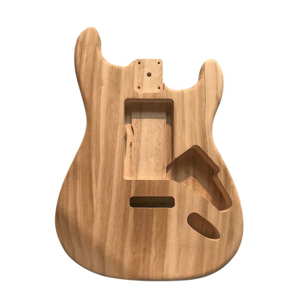 Fesjoy Maple Electric Guitar Body - Unfinished Wood Barrel for DIY Custom Guitar Builds | Perfect for Rock, Blues & Jazz Performances