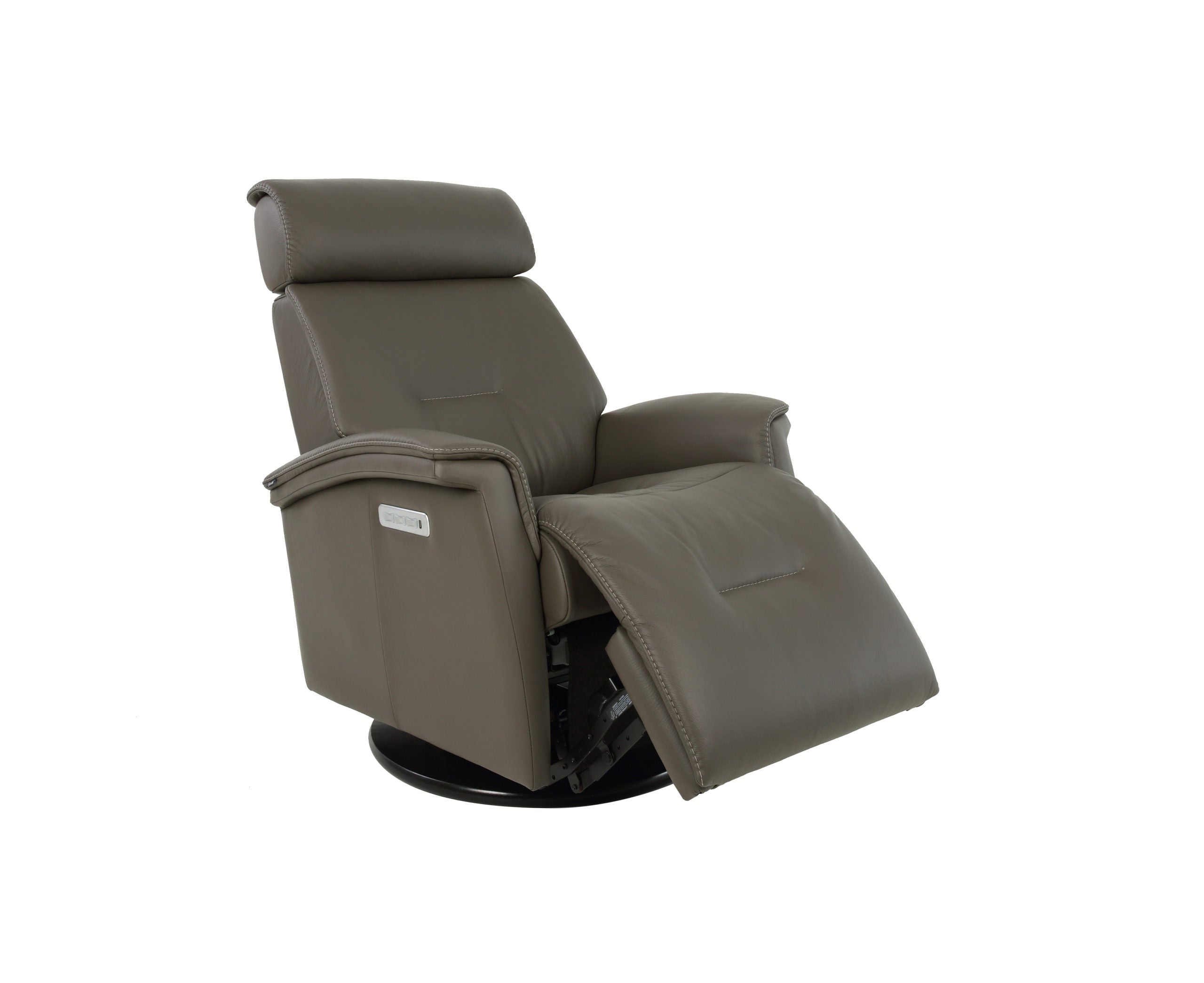Premium Fjords Rome Recliner Chair - Modern Comfort for Living Room, Home Theater & Office - Soft Leather Reclining Sofa with Footrest - Perfect for Relaxing, Watching TV & Napping