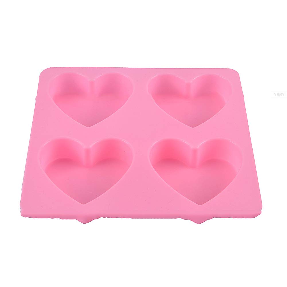 Heart-Shaped Silicone Baking Mold - Reusable Cake, Chocolate & Soap Molds for Baking, Fondant Decor & Ice Making - Perfect for Valentine's Day, Birthday Cakes & DIY Crafts