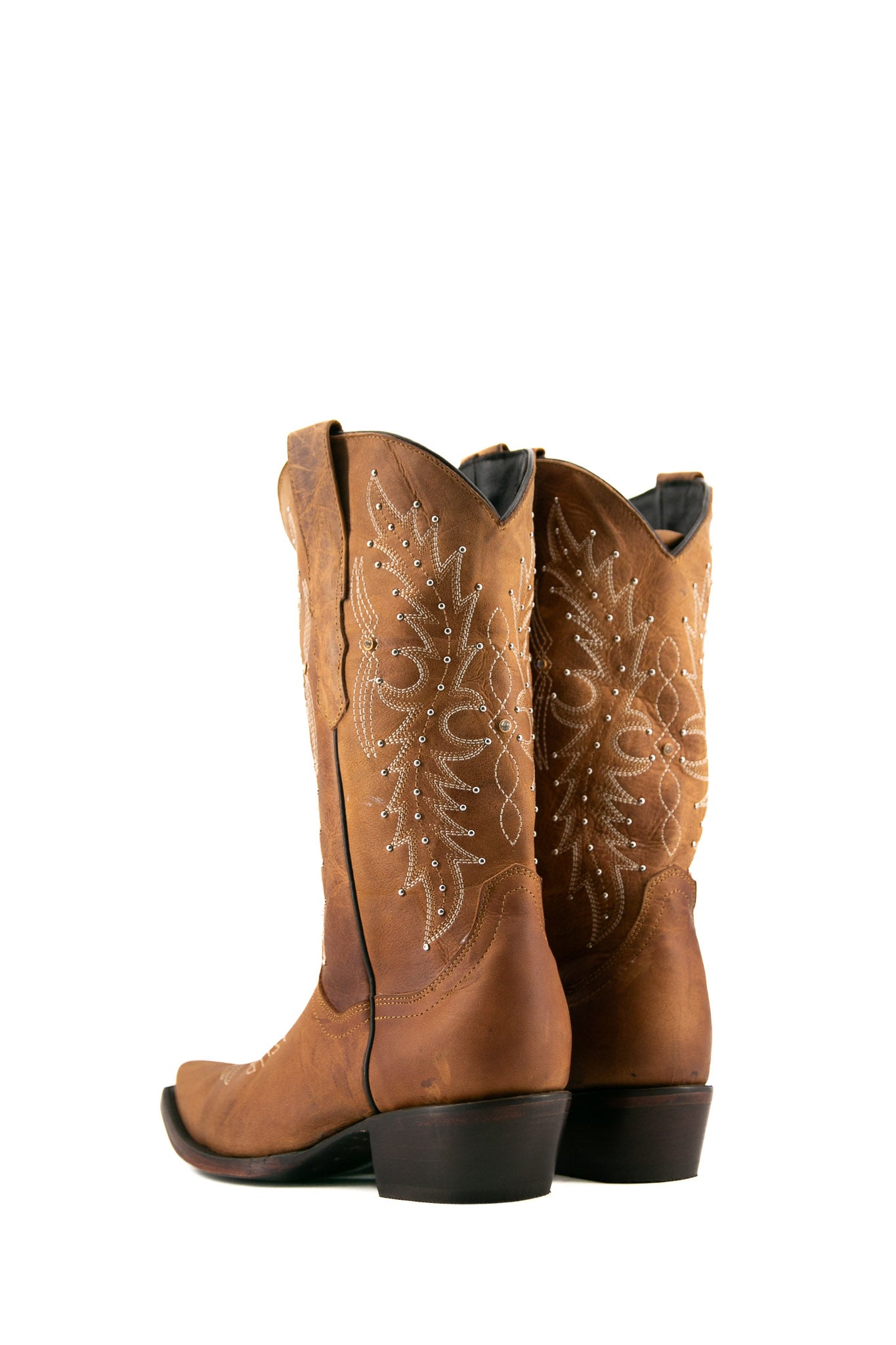 Paulina Snip Toe Cowgirl Boots for Women - Western Ankle Boots with Pointed Toe & Stylish Stitching | Perfect for Country Dancing, Rodeo Events & Casual Outfits