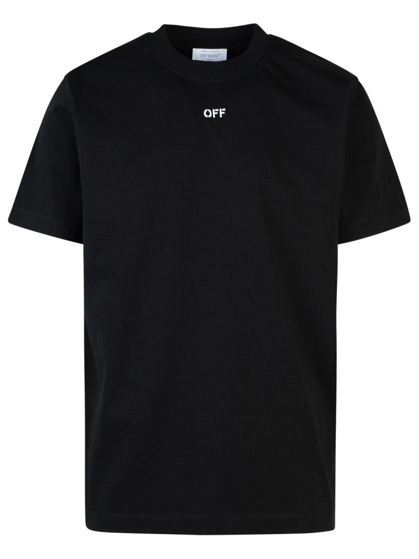 Stitch Arrow Black Cotton T-Shirt for Men - Soft & Comfortable Casual Tee for Everyday Wear, Street Style, and Graphic Print Lovers