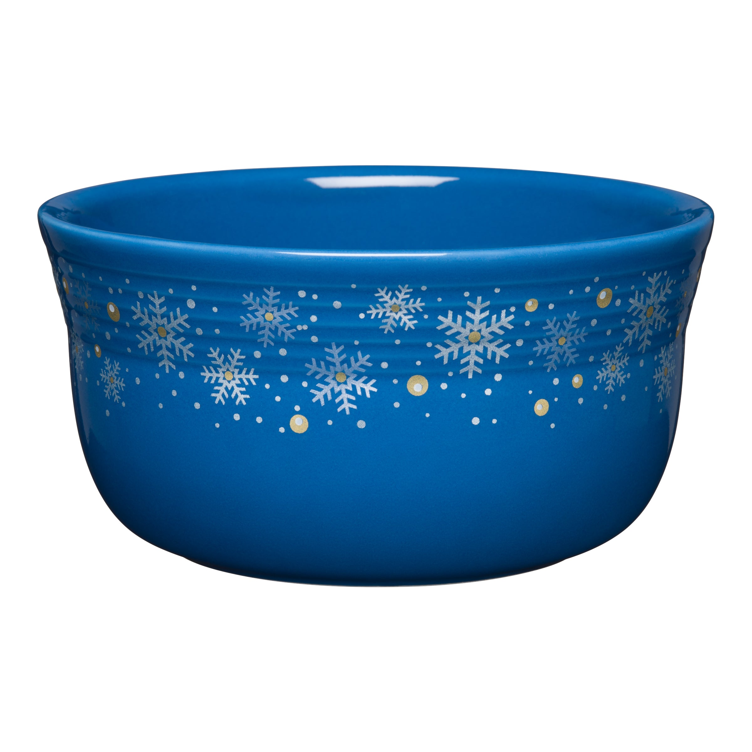 Premium Snowflake Design 6-Inch All-Purpose Gusto Bowl - 28 oz Capacity - Perfect for Salads, Soups, Cereals & Snacks - Durable & Stylish Kitchenware for Everyday Use