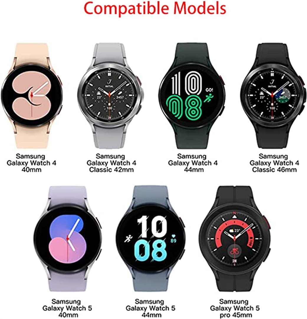 Samsung Galaxy Watch 5/4 Band 20mm - Sport Silicone Strap with Magnetic Buckle for Workout & Daily Use