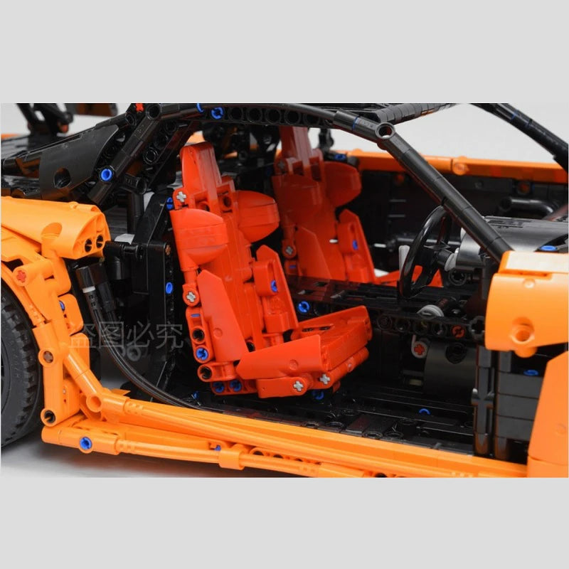 3069PCS MOC 57488 Han's Mazda RX-7 VeilSide Fortune Model Car Kit (1:8 Scale) - Perfect for Car Enthusiasts, Collectors & DIY Builders - Great Gift for Birthday, Christmas & Display in Home/Office