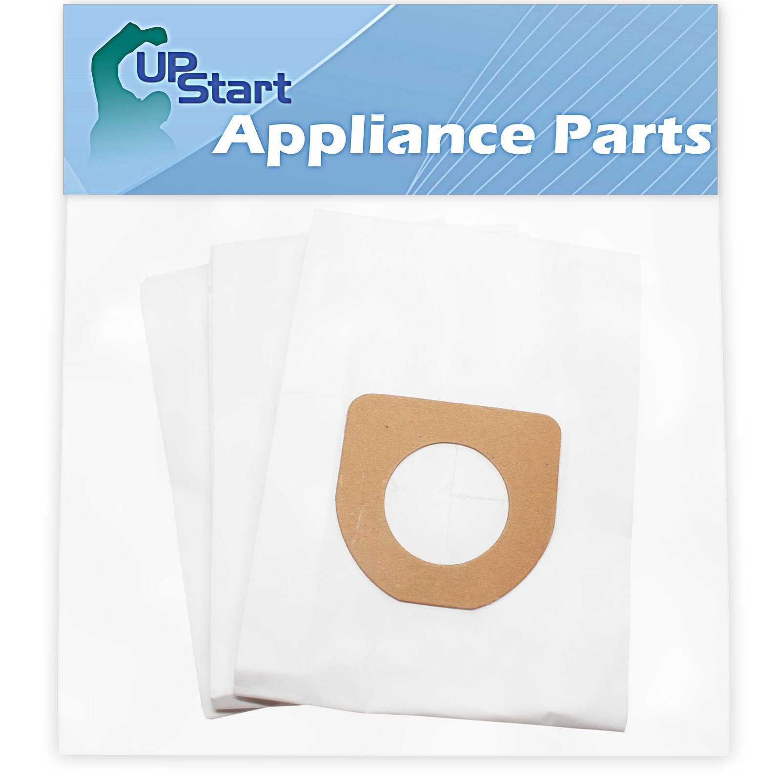 Upstart Battery 3 Replacement Hoover 43655111 Vacuum Bags - Compatible with Hoover 4010100Z & Type Z HEPA Bags - Perfect for Home Cleaning, Pet Hair Removal & Allergen Control