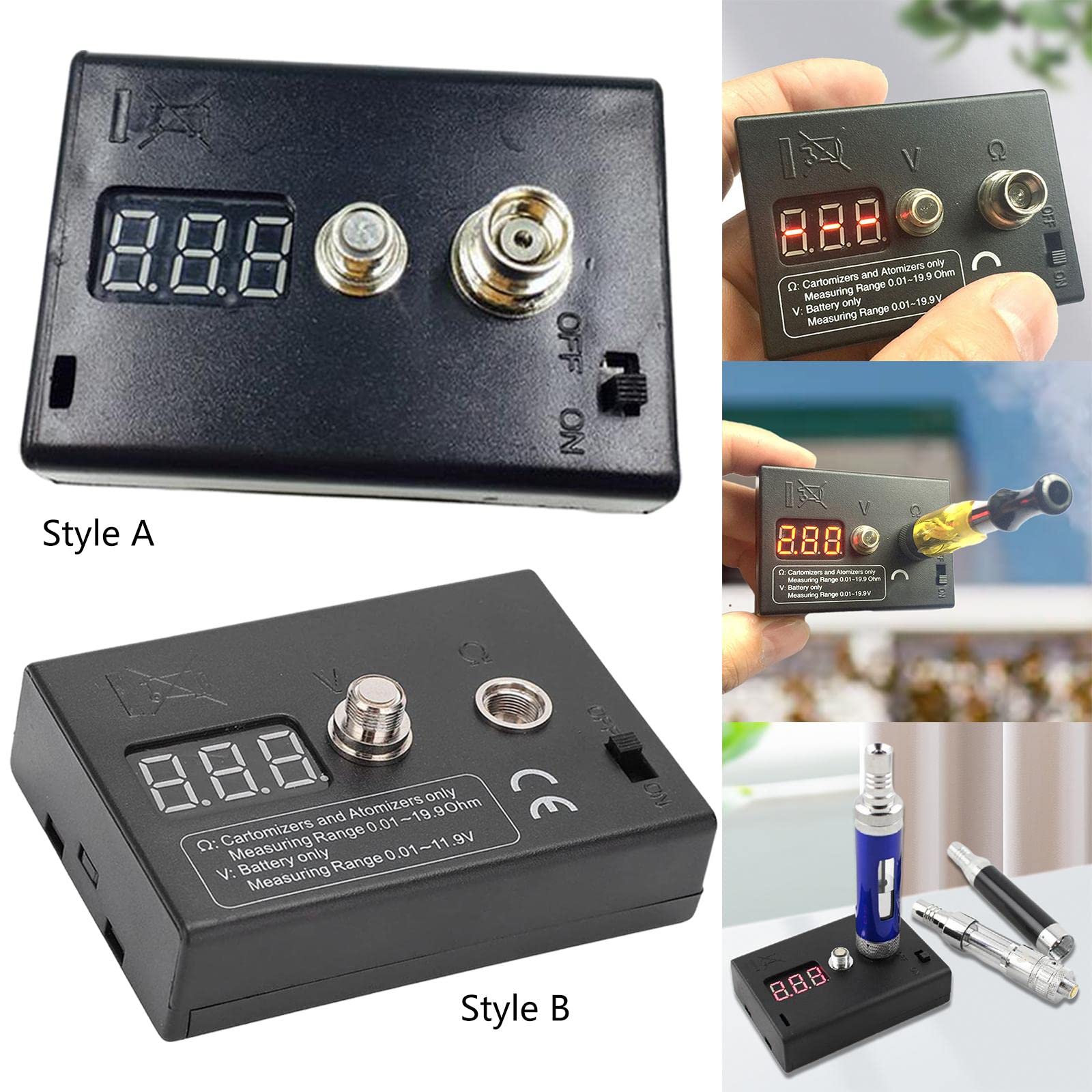 Digital Resistance Tester - Easy Use Wire Meter for DIY Projects | Home & Electrical Repair